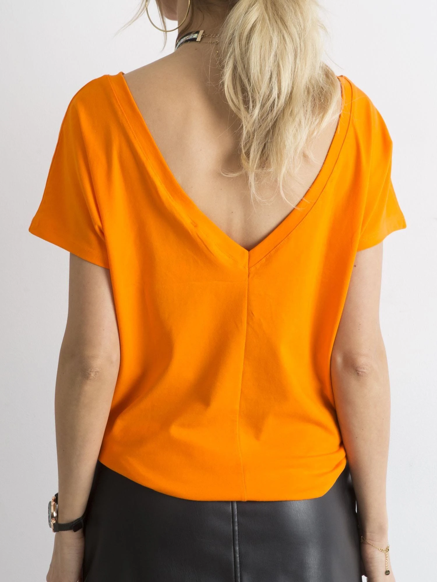 Basic Feel Good Marškinėliai-RV-TS-4662.26P-oranžiniai