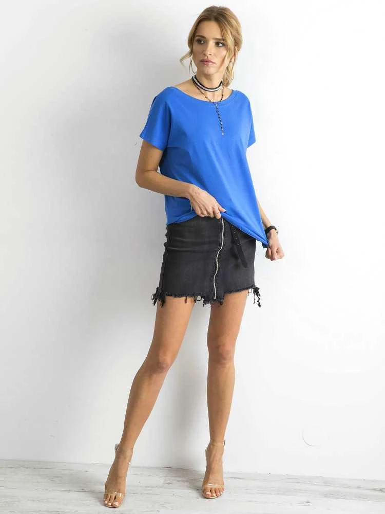 Basic Feel Good Marškinėliai-RV-TS-4662.35P-tamsiai mėlyni