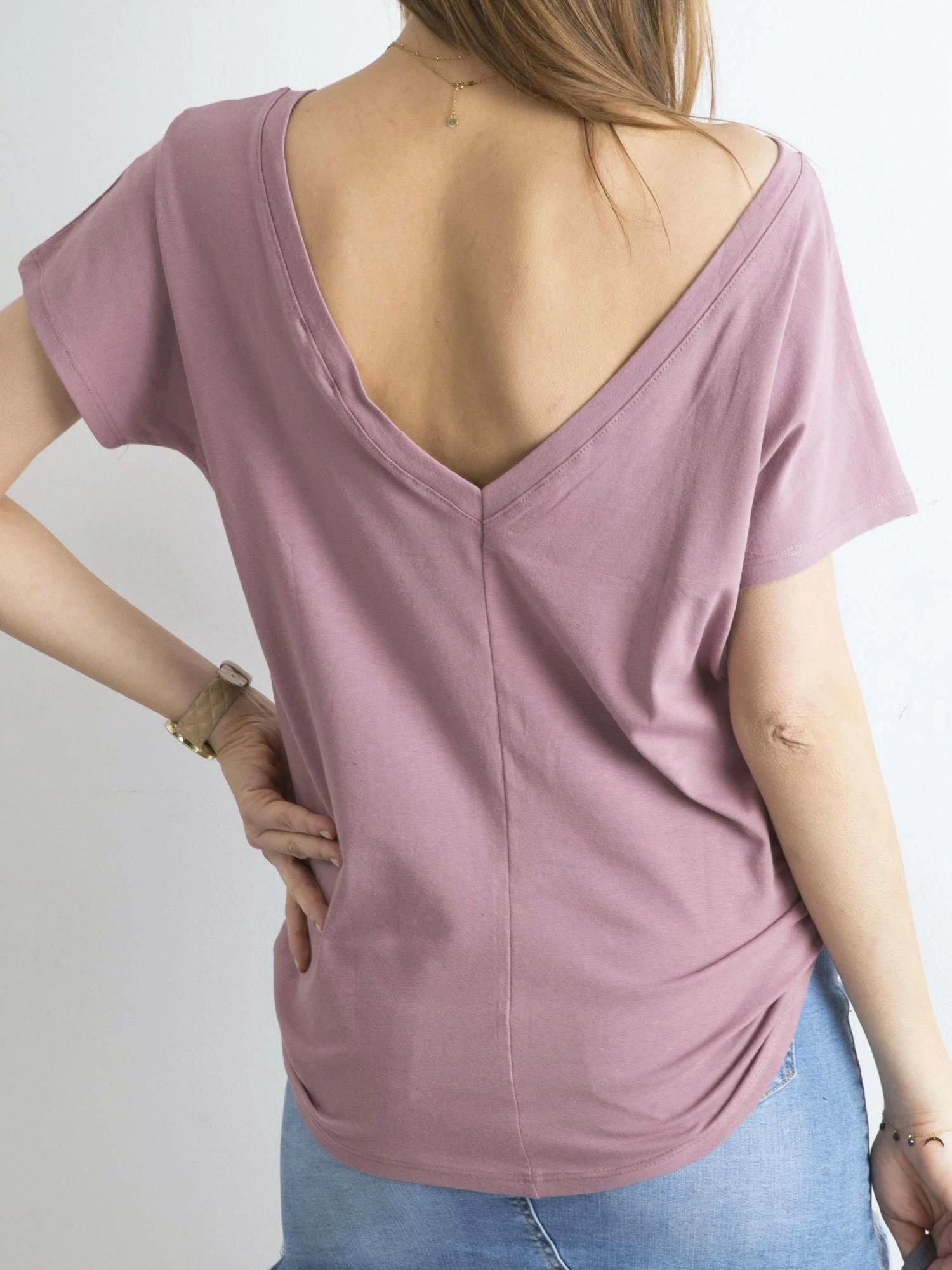 Basic Feel Good Marškinėliai-RV-TS-4662.35P-tamsiai rožinė