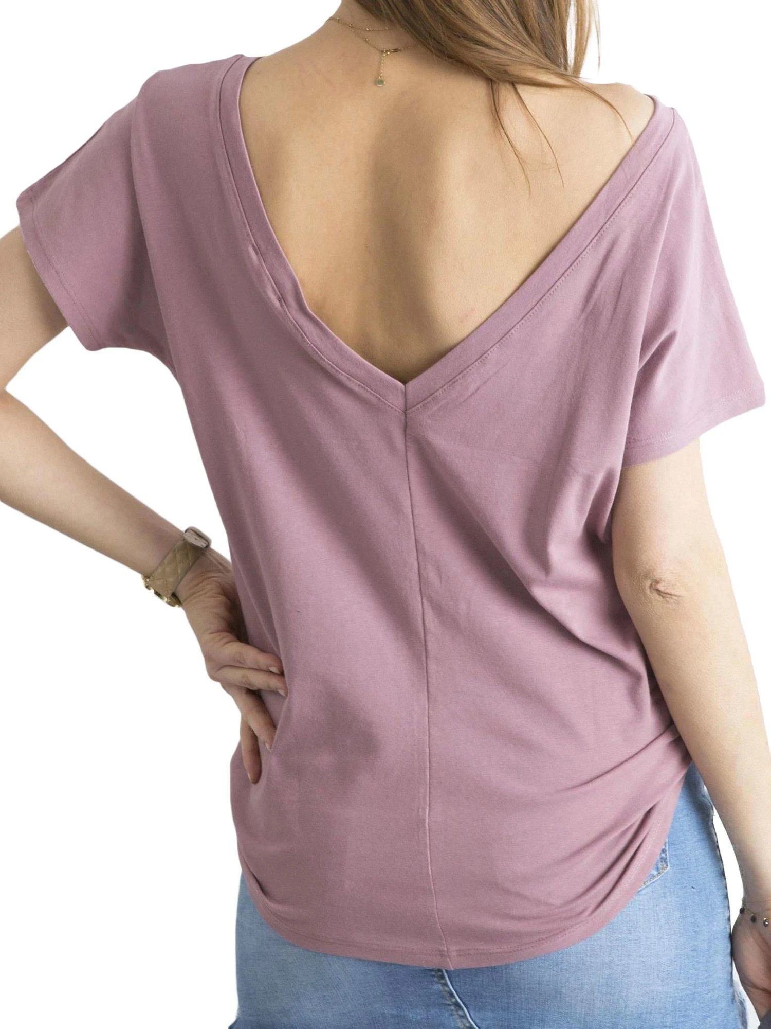 Basic Feel Good Marškinėliai-RV-TS-4662.35P-tamsiai rožinė