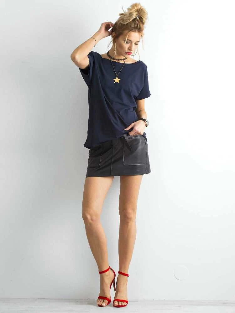 Basic Feel Good Marškinėliai-RV-TS-4662.37P-tamsiai mėlyni