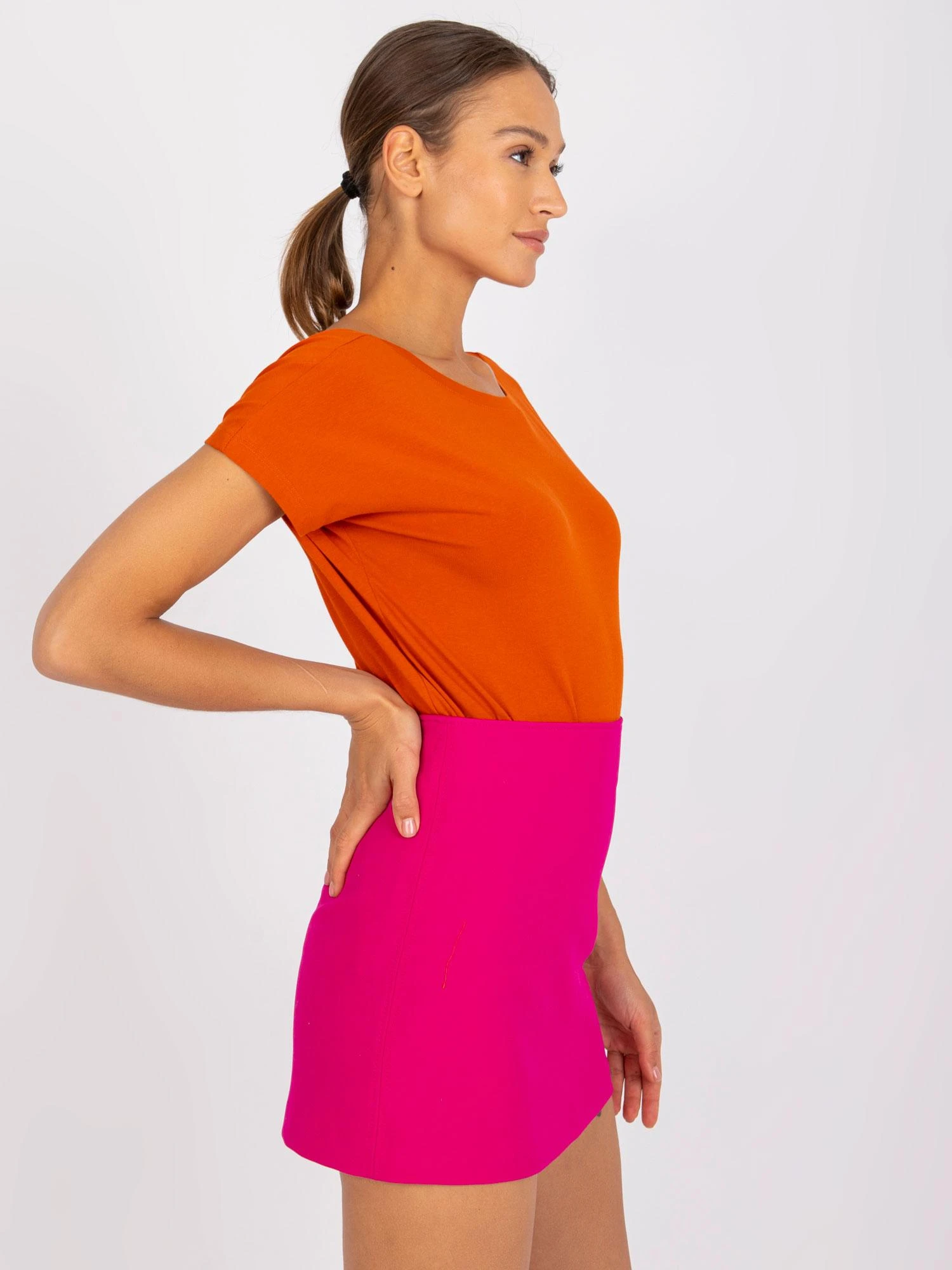 Basic Feel Good Marškinėliai-RV-TS-4662.39P-tamsiai oranžiniai