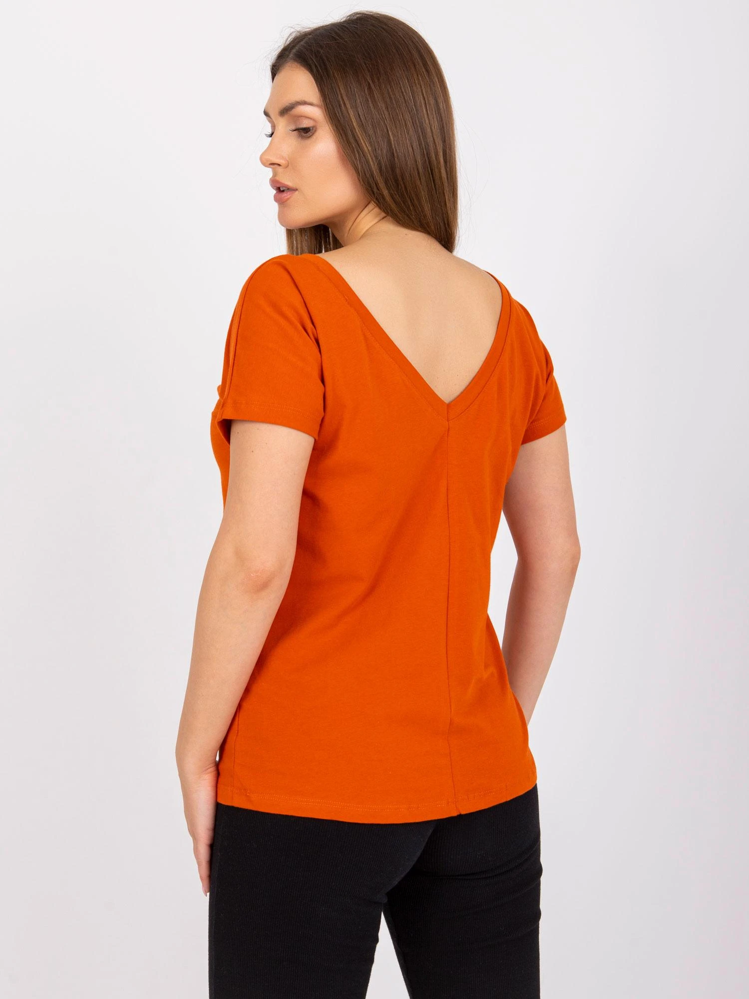 Basic Feel Good Marškinėliai-RV-TS-4662.39P-tamsiai oranžiniai