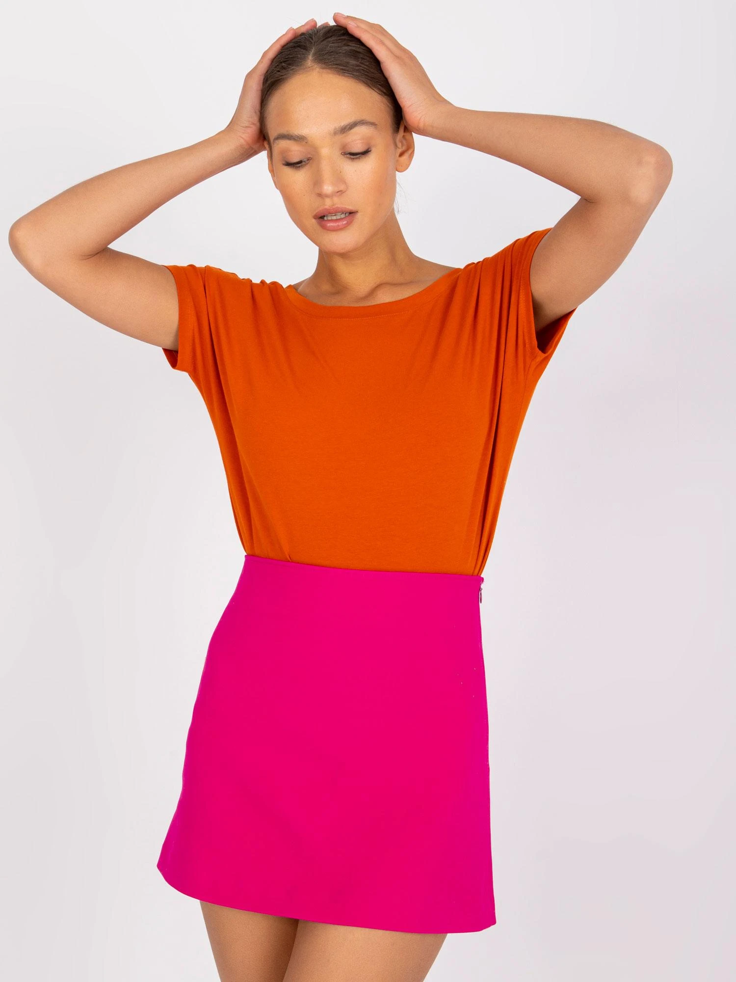 Basic Feel Good Marškinėliai-RV-TS-4662.39P-tamsiai oranžiniai