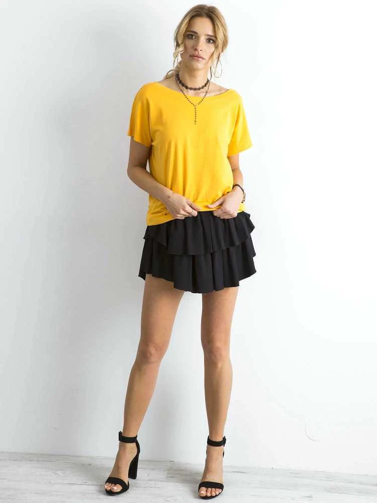 Basic Feel Good Marškinėliai-RV-TS-4662.86-tamsiai geltoni