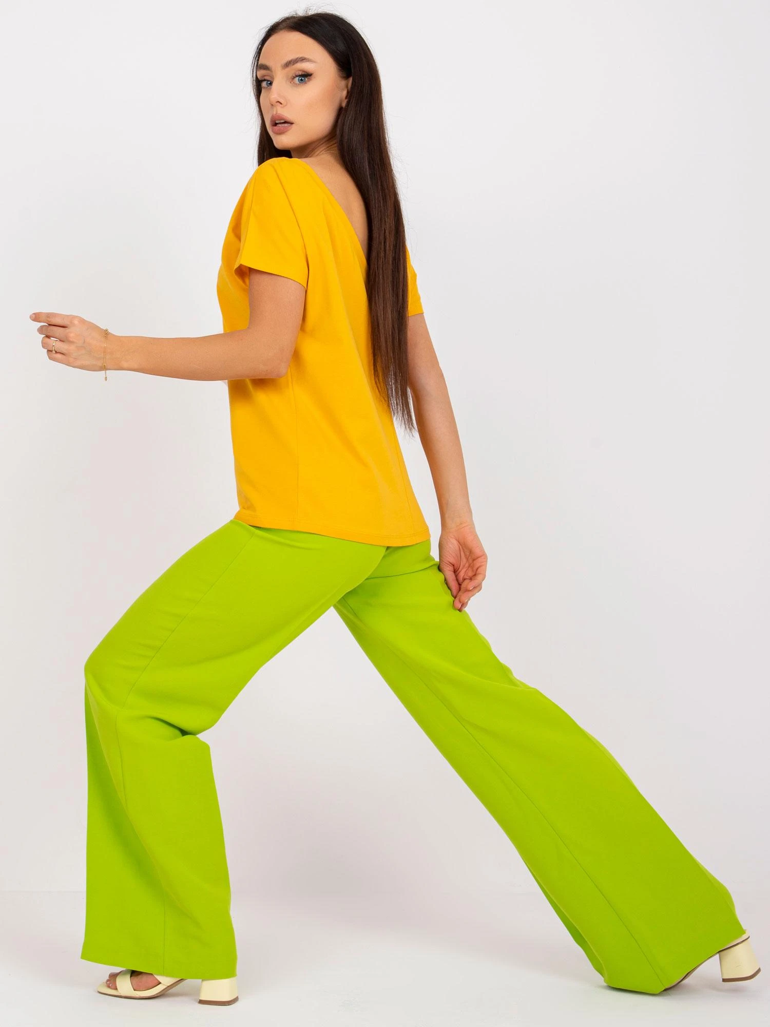Basic Feel Good Marškinėliai-RV-TS-4662.86-tamsiai geltoni
