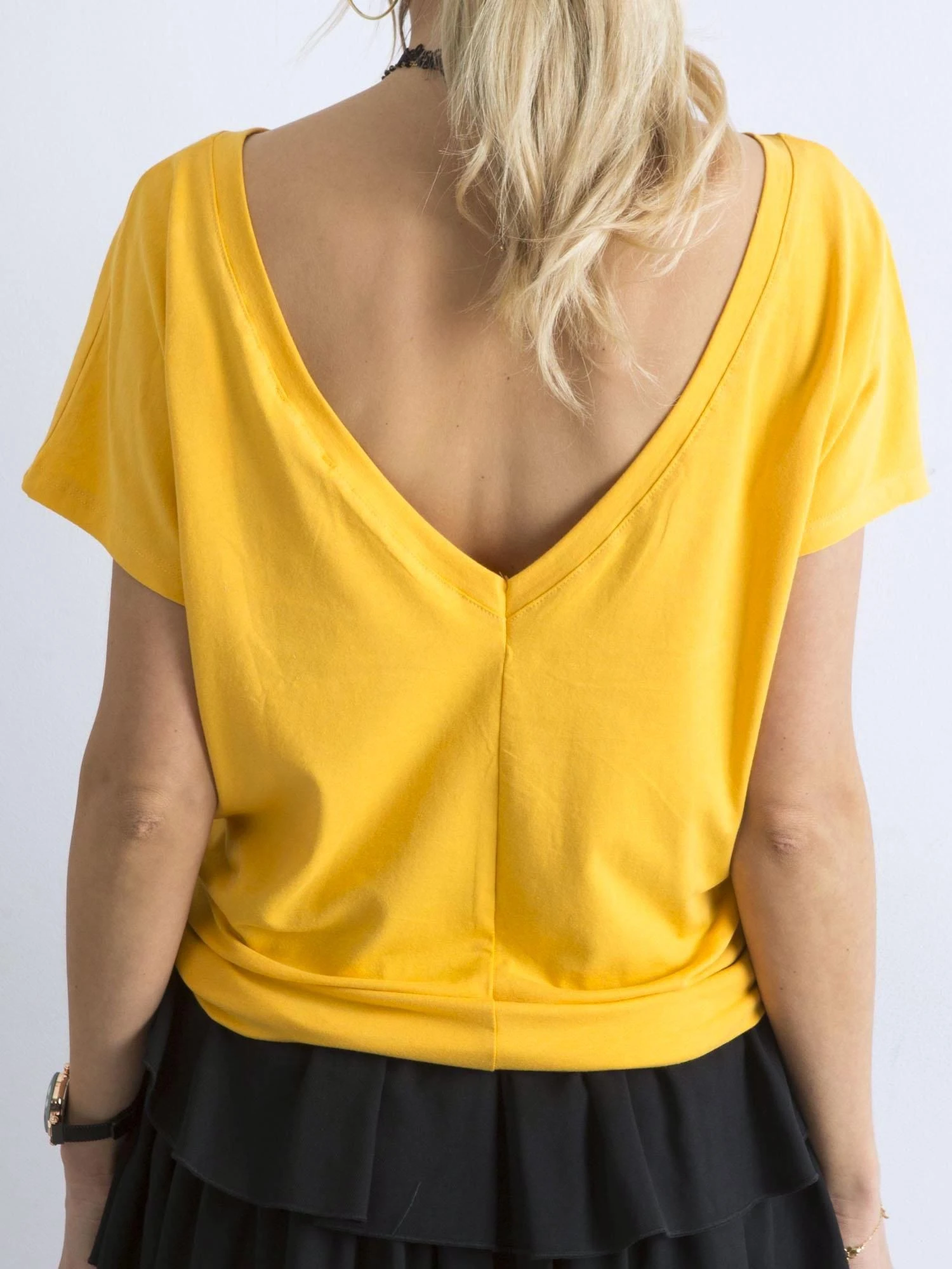 Basic Feel Good Marškinėliai-RV-TS-4662.86-tamsiai geltoni