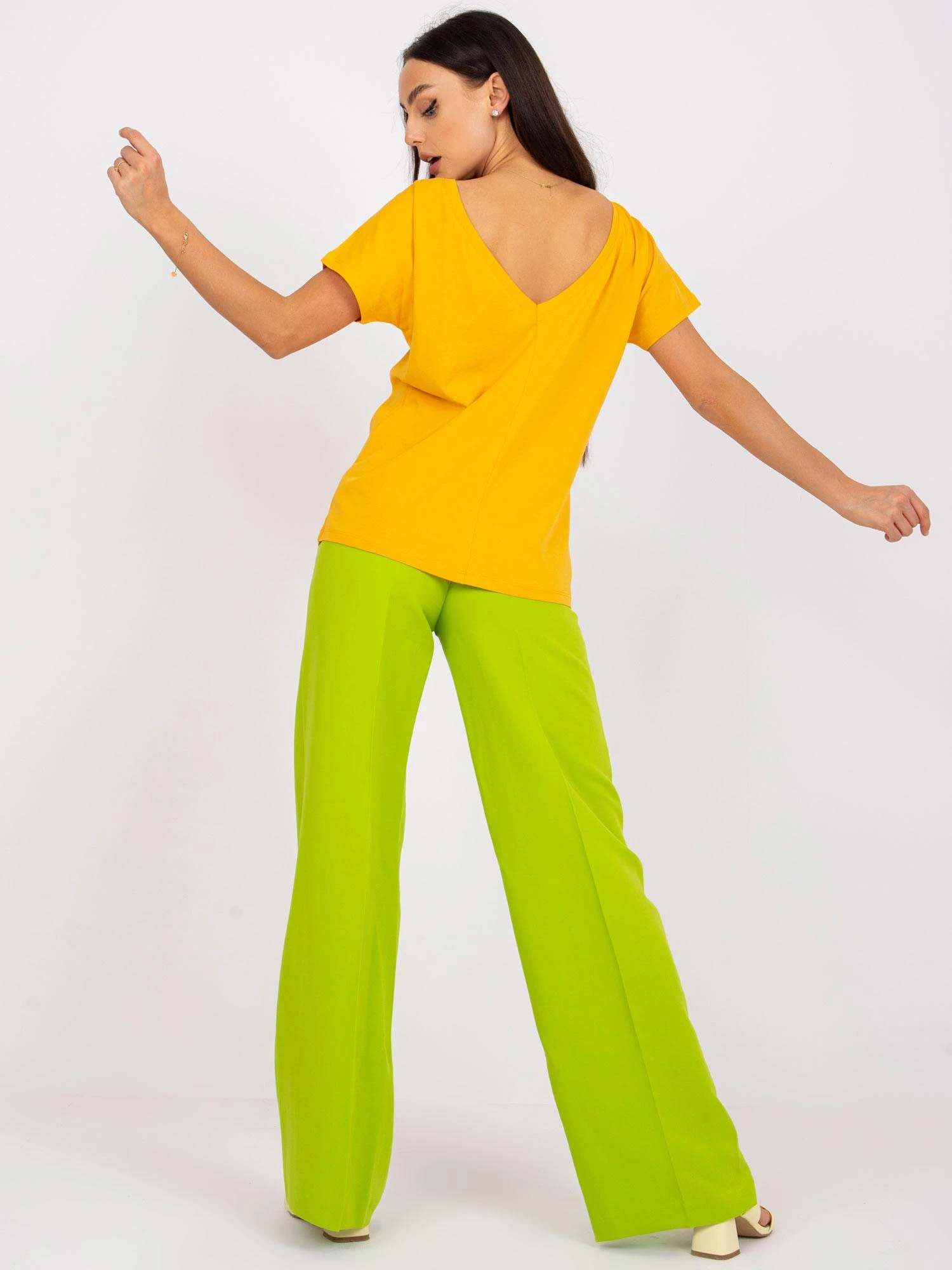 Basic Feel Good Marškinėliai-RV-TS-4662.86-tamsiai geltoni