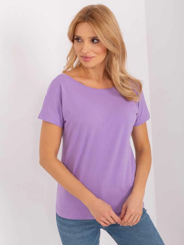 Basic Feel Good Marškinėliai-RV-TS-4662.99-šviesiai violetinė