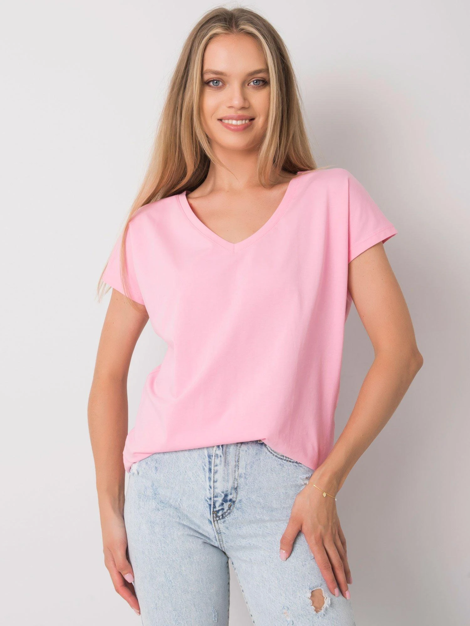 Basic Feel Good Marškinėliai-RV-TS-4832.02P-rožiniai