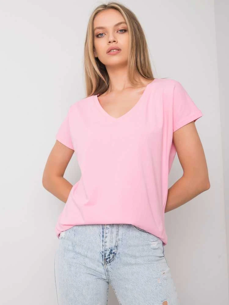 Basic Feel Good Marškinėliai-RV-TS-4832.02P-rožiniai