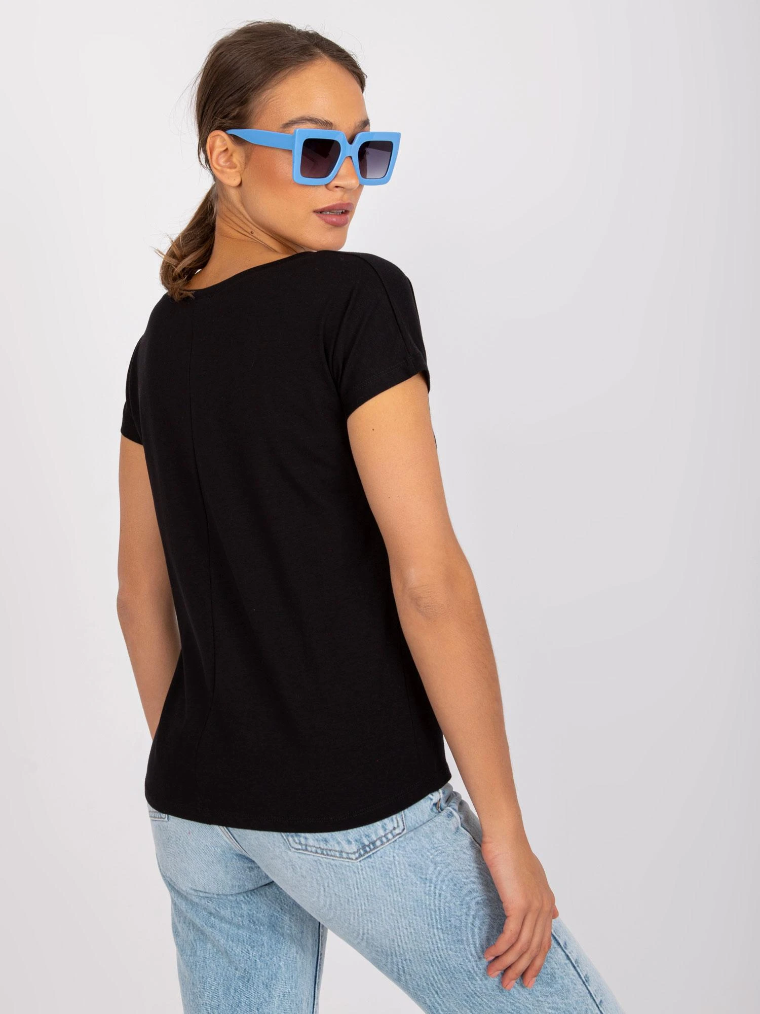 Basic Feel Good Marškinėliai-RV-TS-4832.12P-juodi