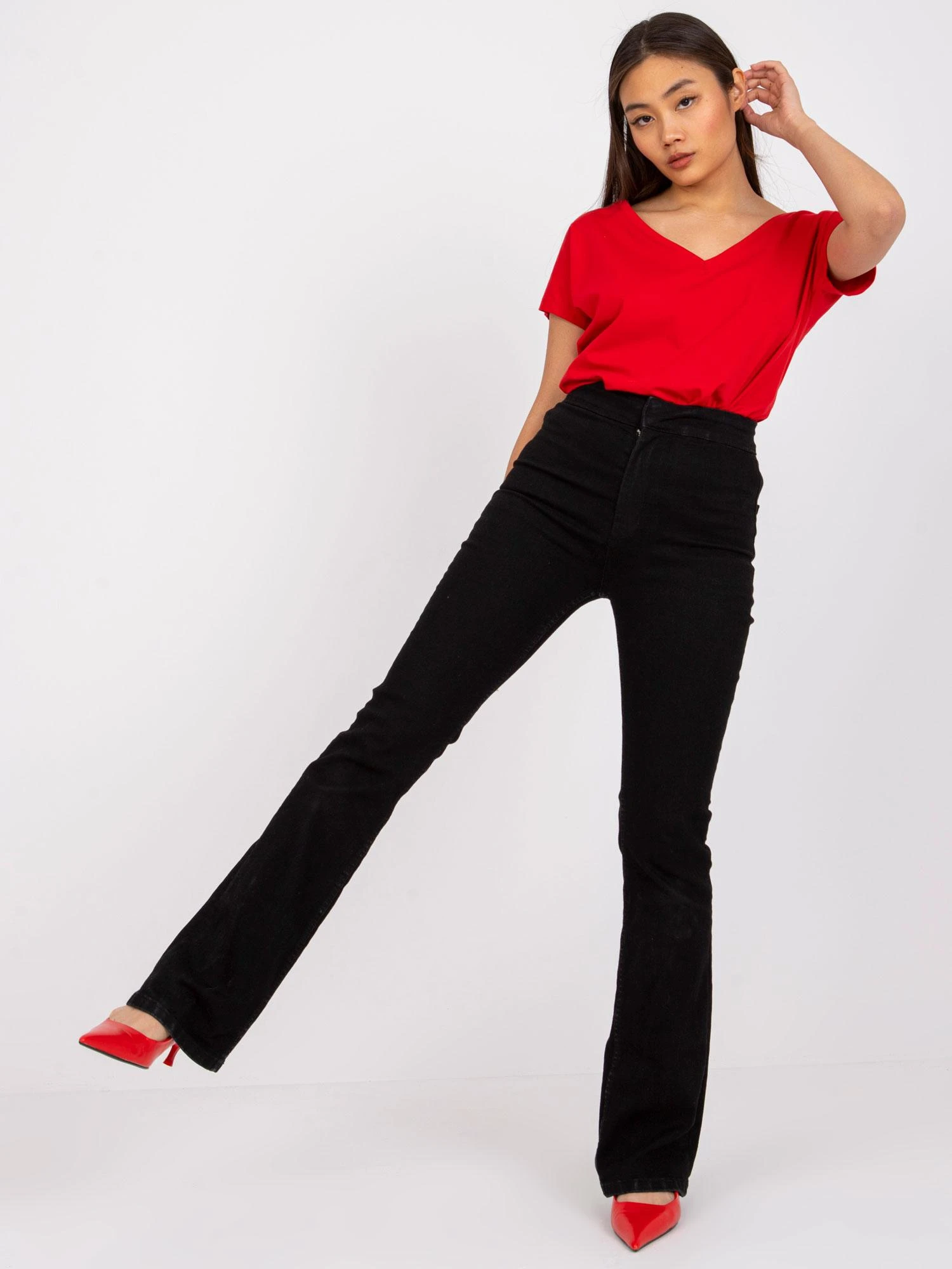 Basic Feel Good Marškinėliai-RV-TS-4832.14P-raudona