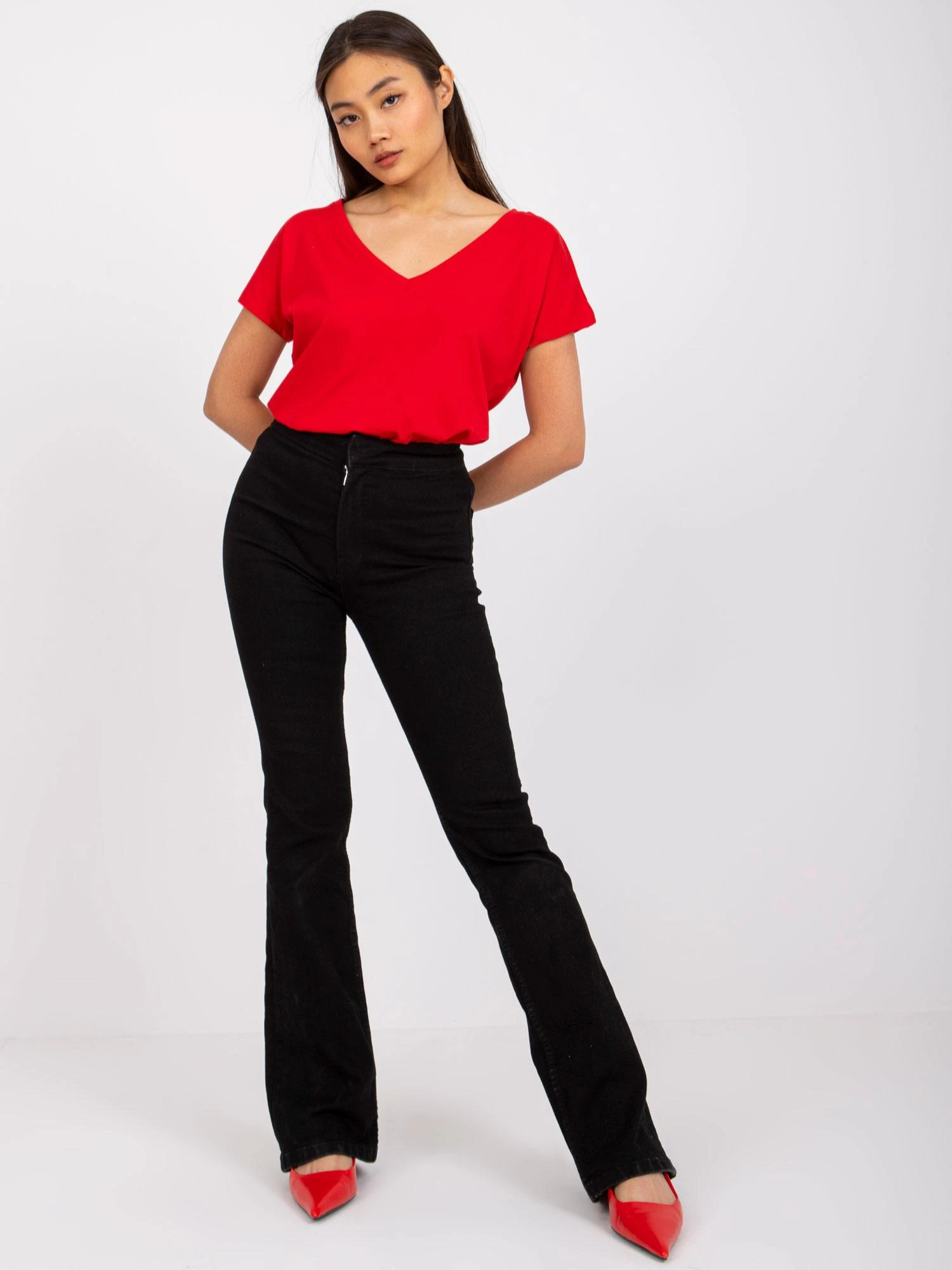 Basic Feel Good Marškinėliai-RV-TS-4832.14P-raudona