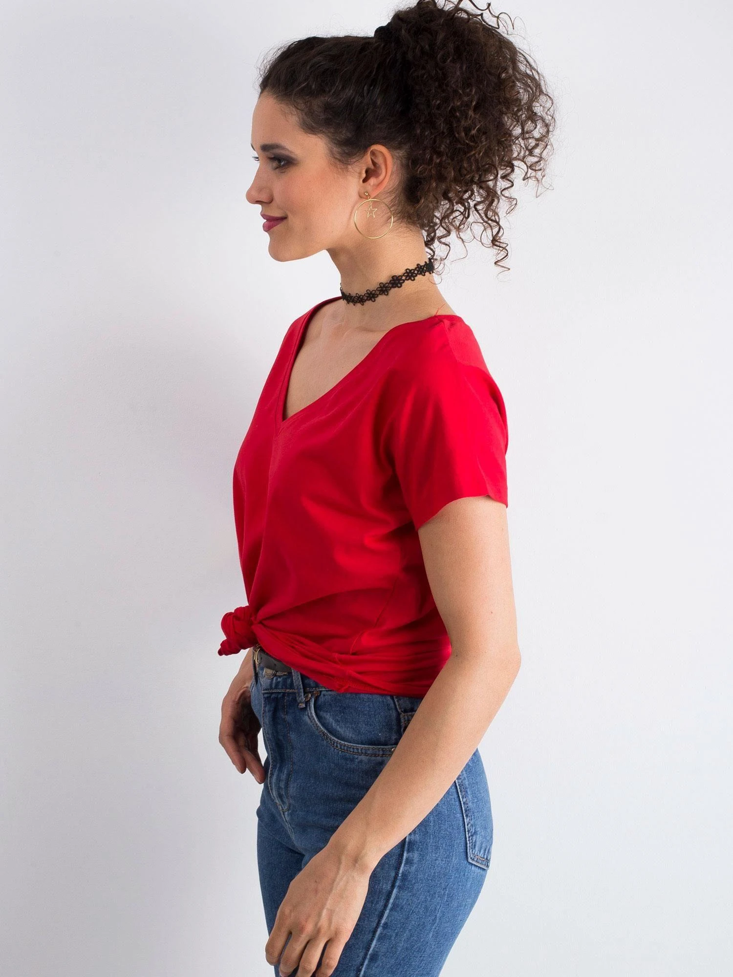 Basic Feel Good Marškinėliai-RV-TS-4832.14P-raudona