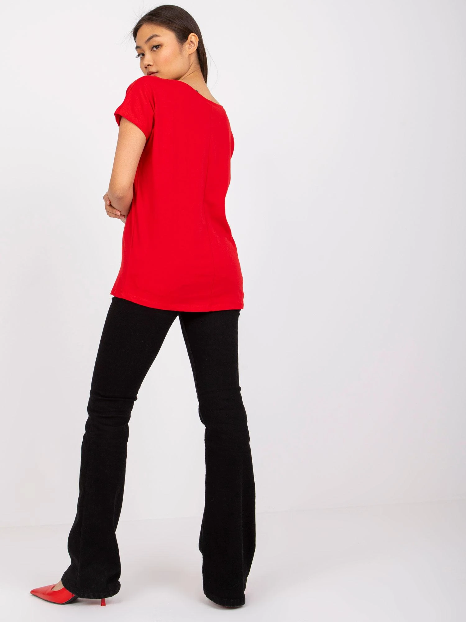 Basic Feel Good Marškinėliai-RV-TS-4832.14P-raudona