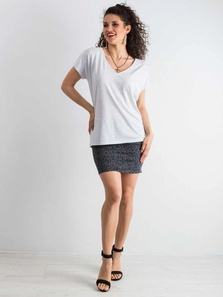 Basic Feel Good Marškinėliai-RV-TS-4832.27P-šviesiai pilka