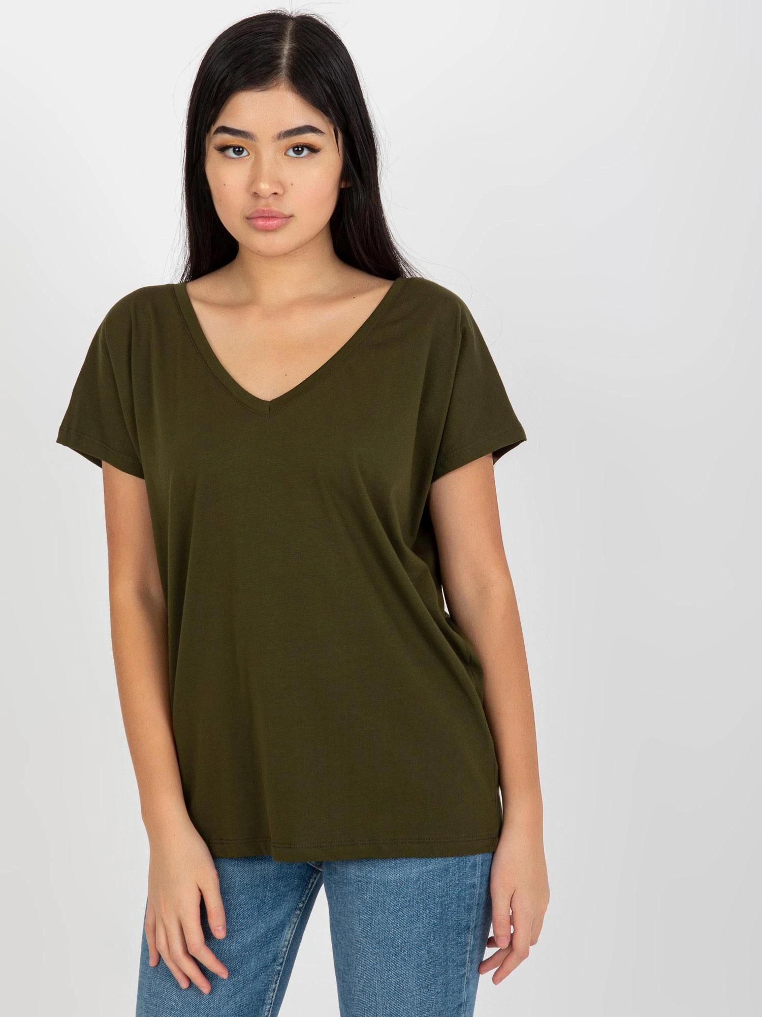 Basic Feel Good Marškinėliai-RV-TS-4832.30-khaki