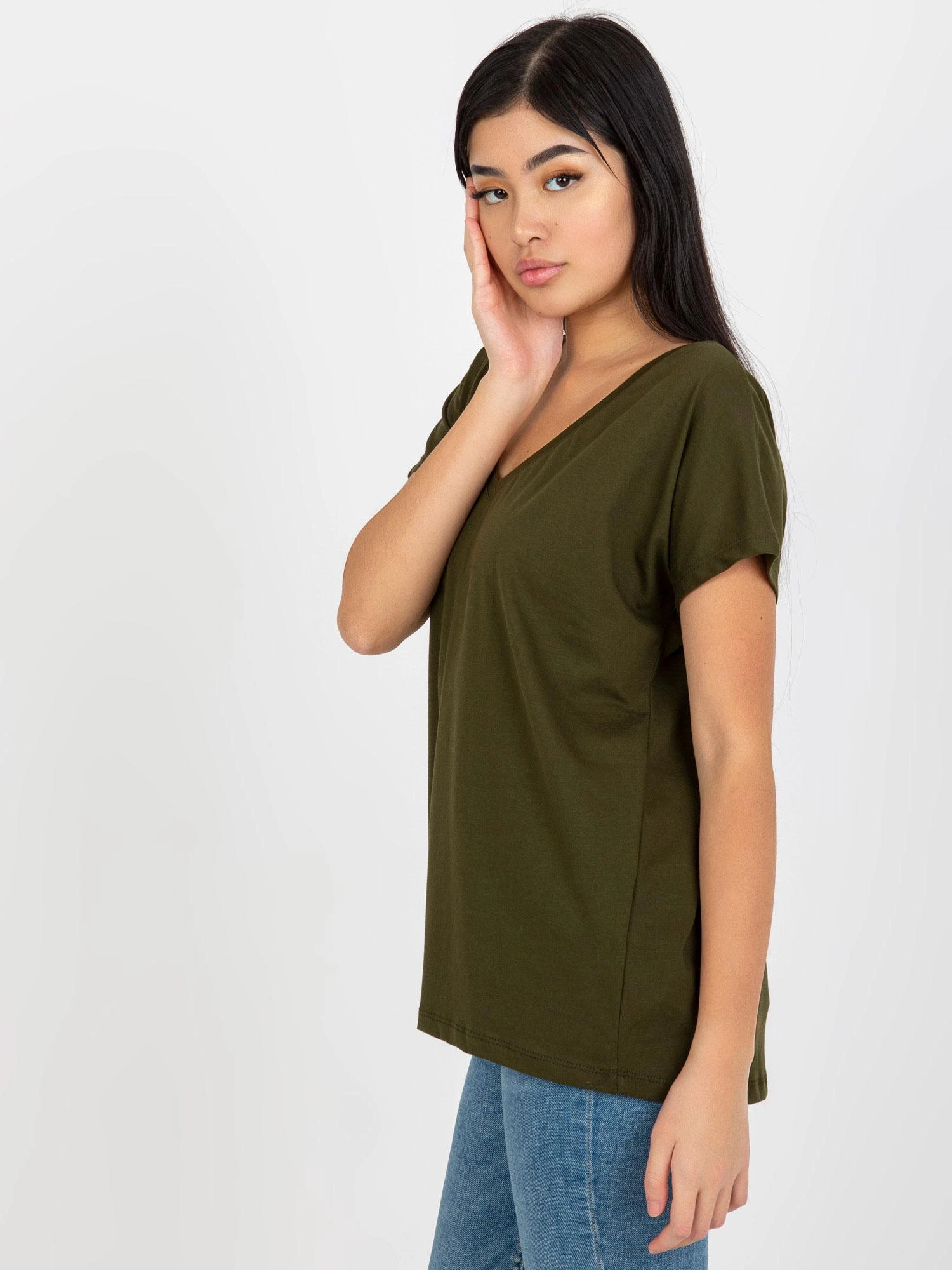 Basic Feel Good Marškinėliai-RV-TS-4832.30-khaki
