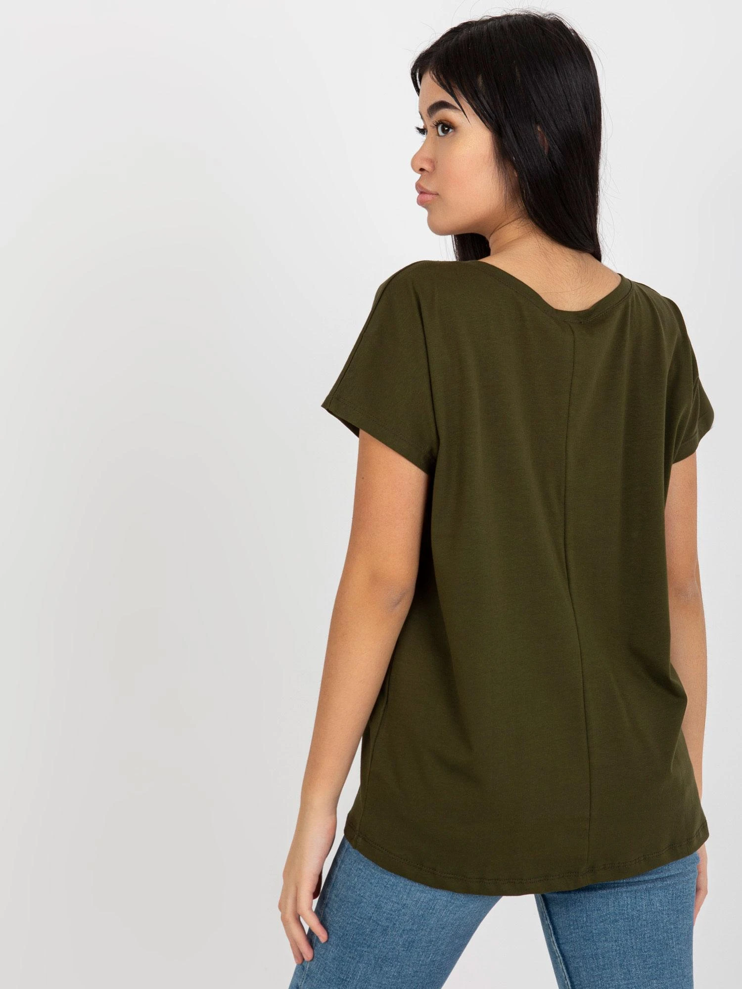 Basic Feel Good Marškinėliai-RV-TS-4832.30-khaki