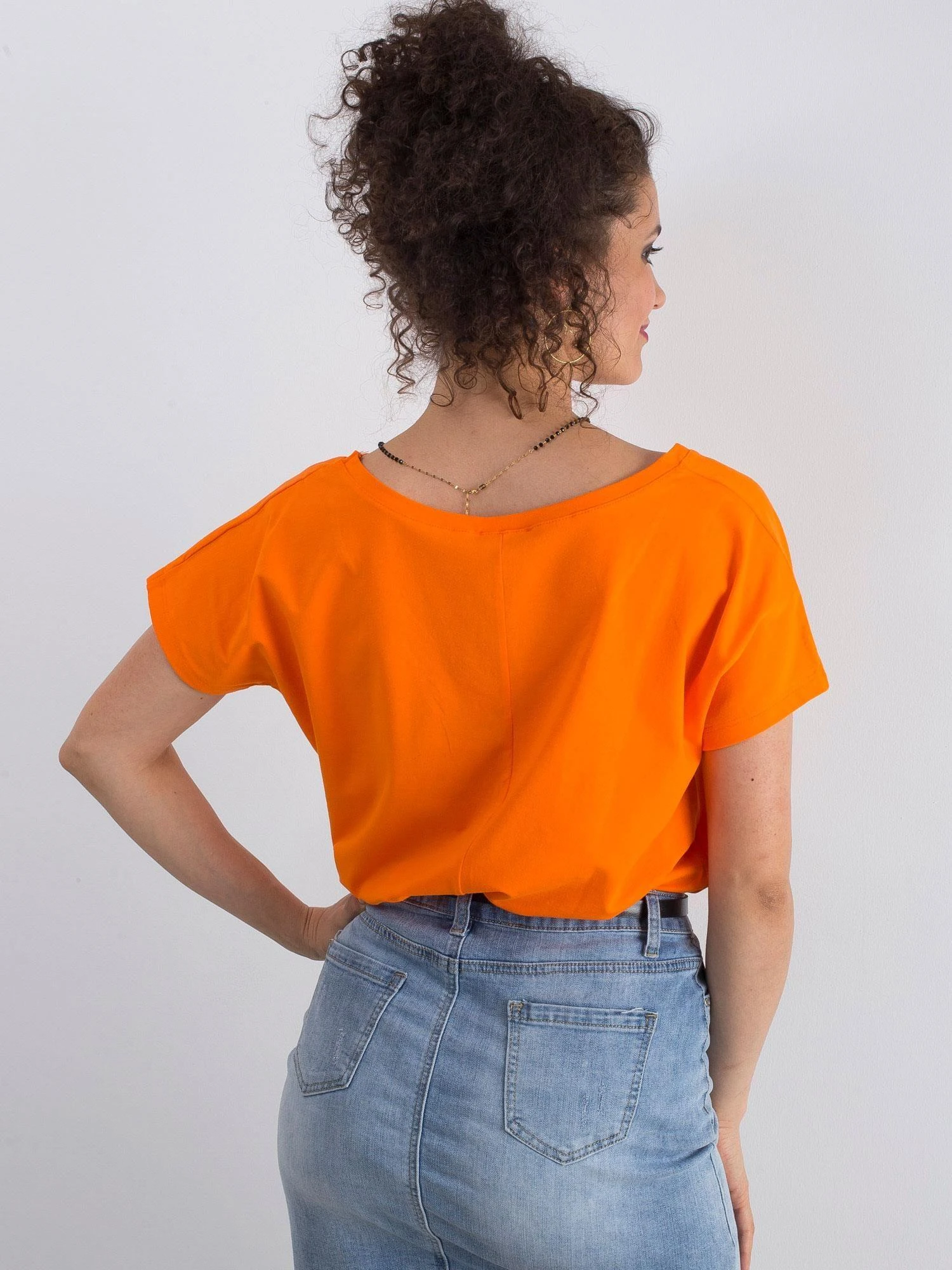 Basic Feel Good Marškinėliai-RV-TS-4832.39P-oranžiniai