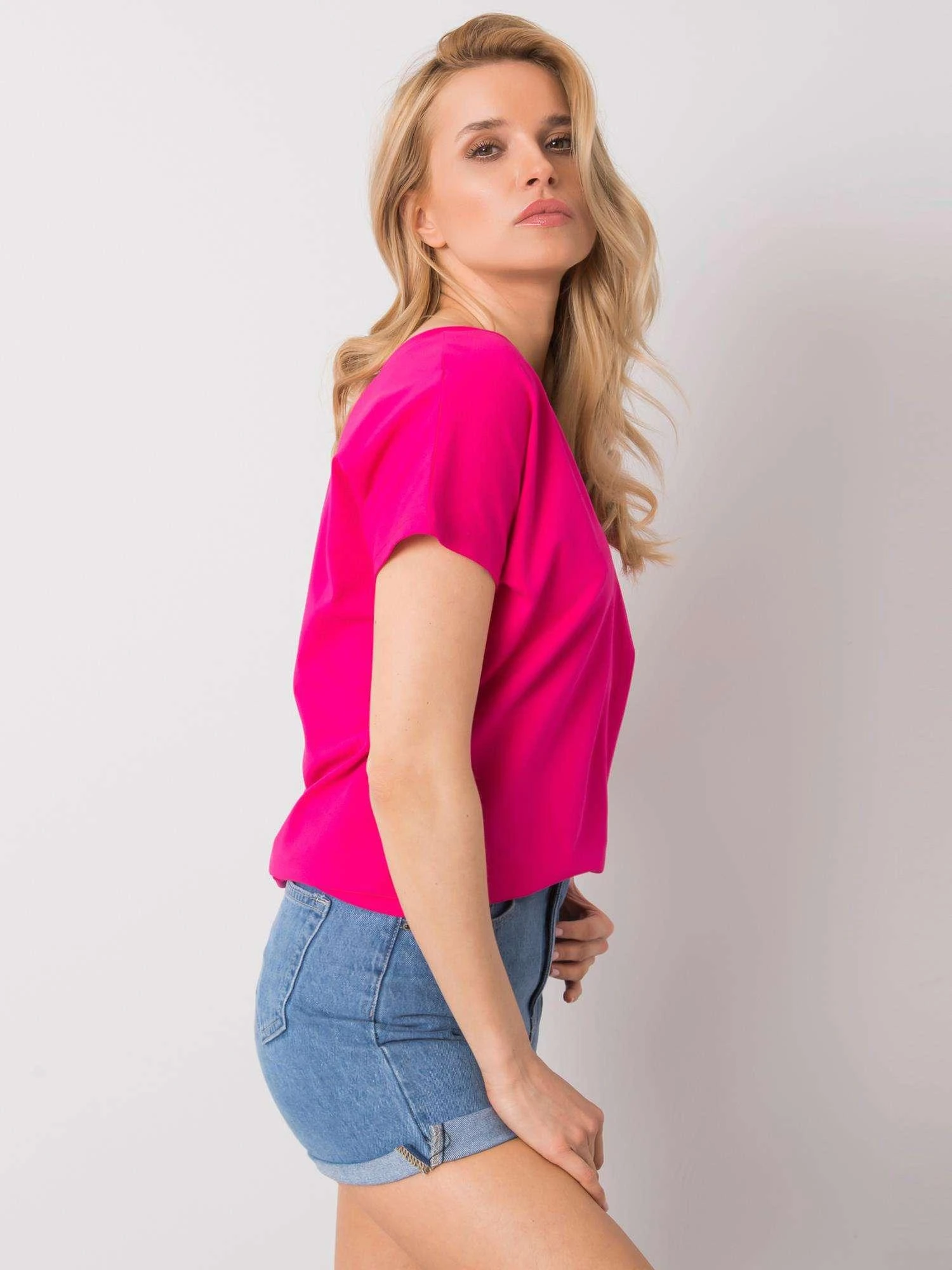 Basic Feel Good Marškinėliai-RV-TS-4832.40P-fuksija