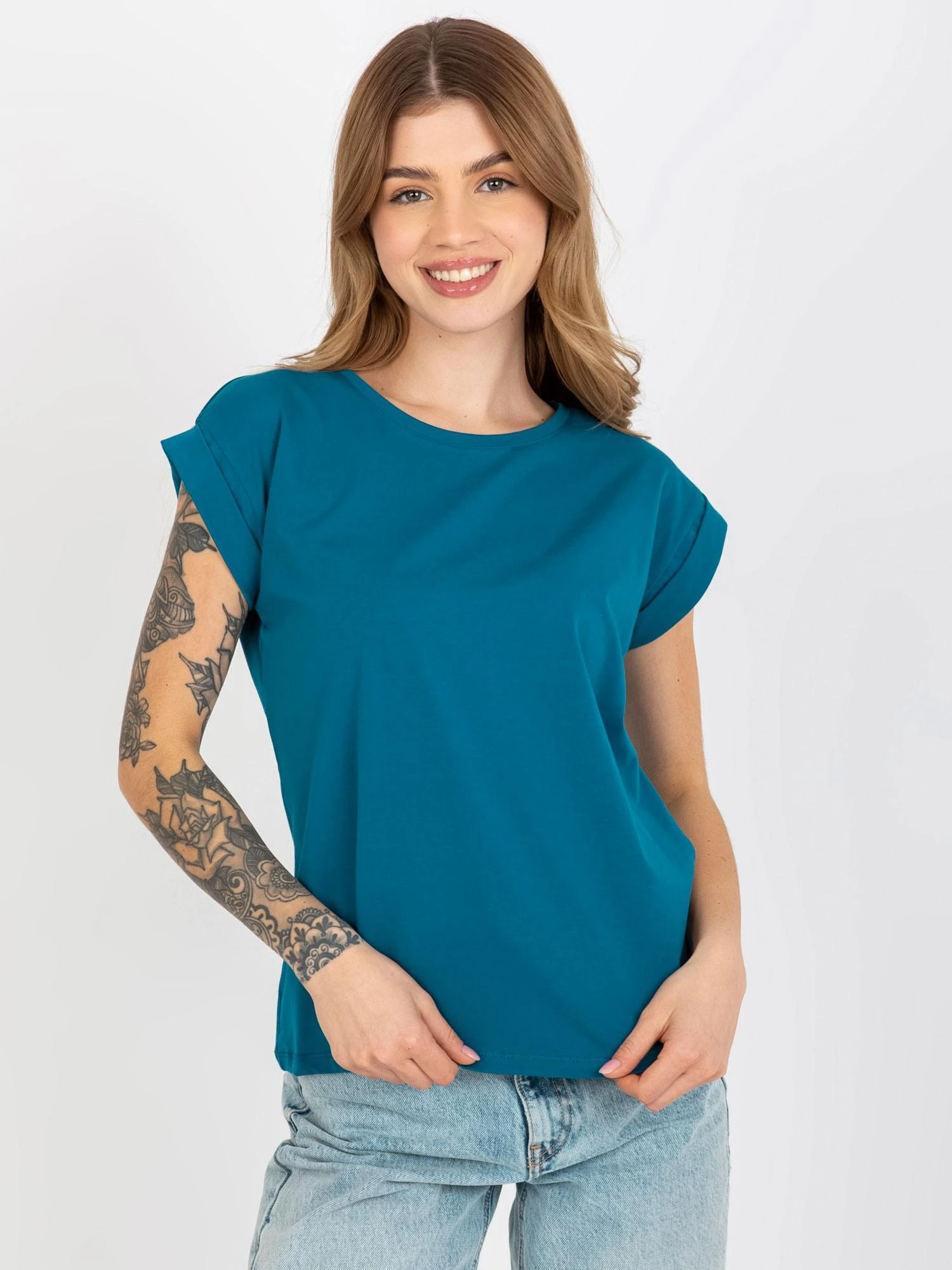 Basic Feel Good Marškinėliai-RV-TS-4833.14-jūrinis