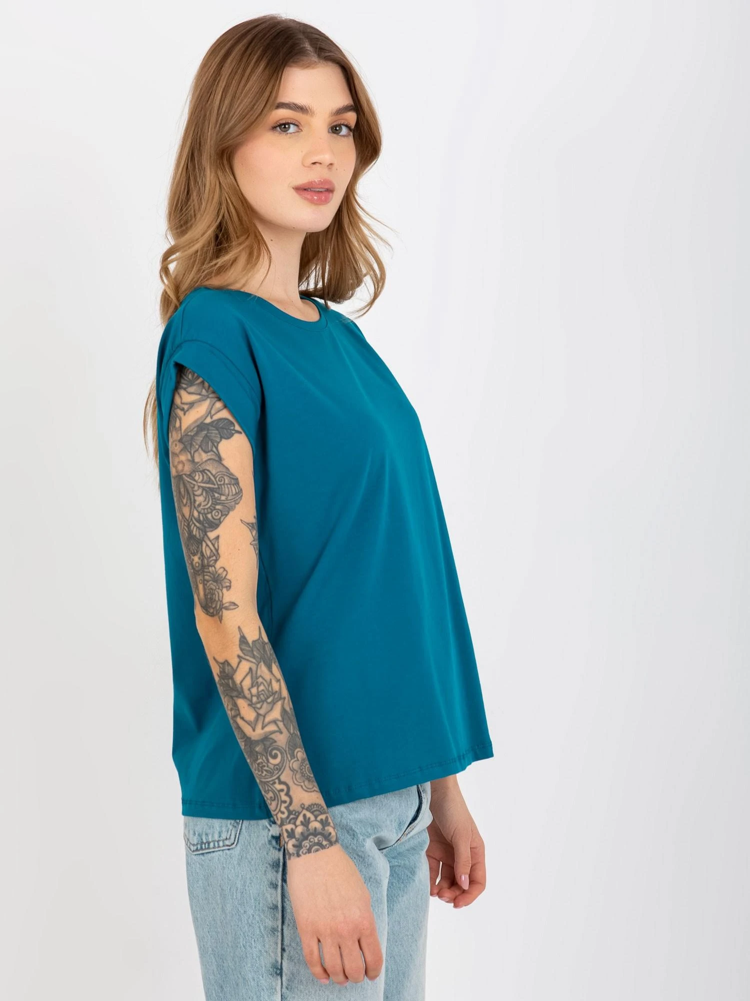 Basic Feel Good Marškinėliai-RV-TS-4833.14-jūrinis