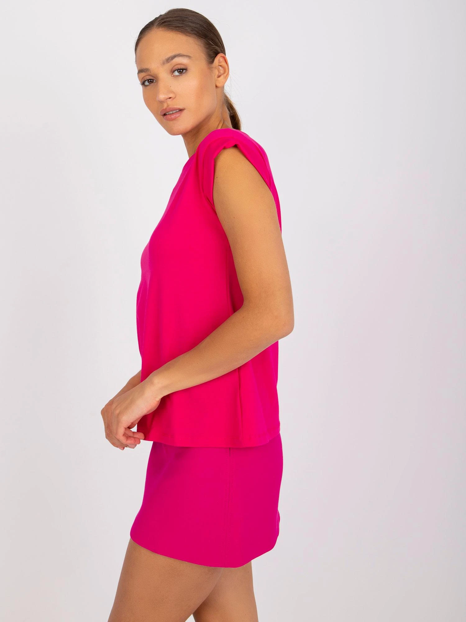 Basic Feel Good Marškinėliai-RV-TS-4833.30P-fuksija