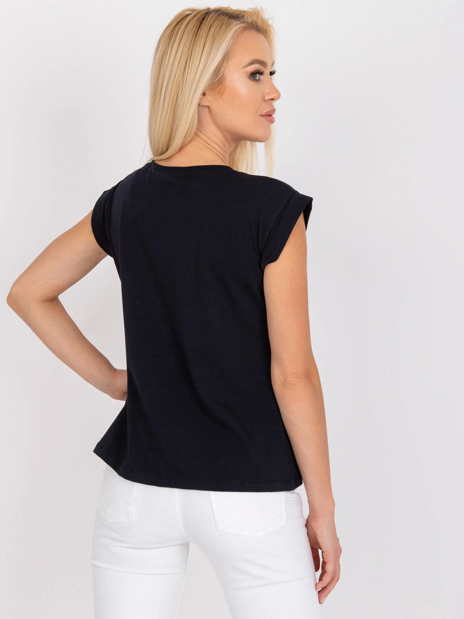 Basic Feel Good Marškinėliai-RV-TS-4833.32P-tamsiai mėlyni