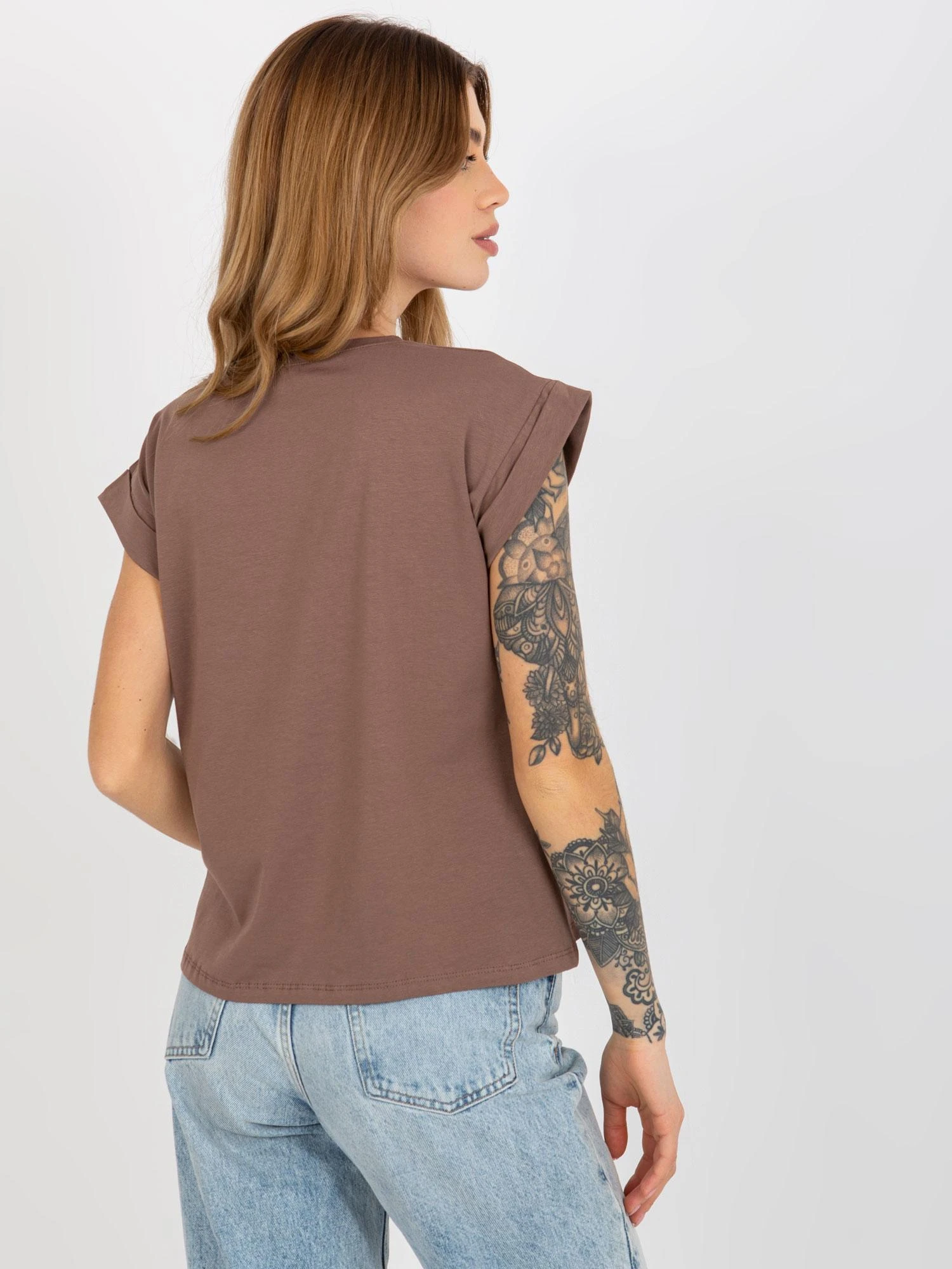 Basic Feel Good Marškinėliai-RV-TS-4833.36X-rudi