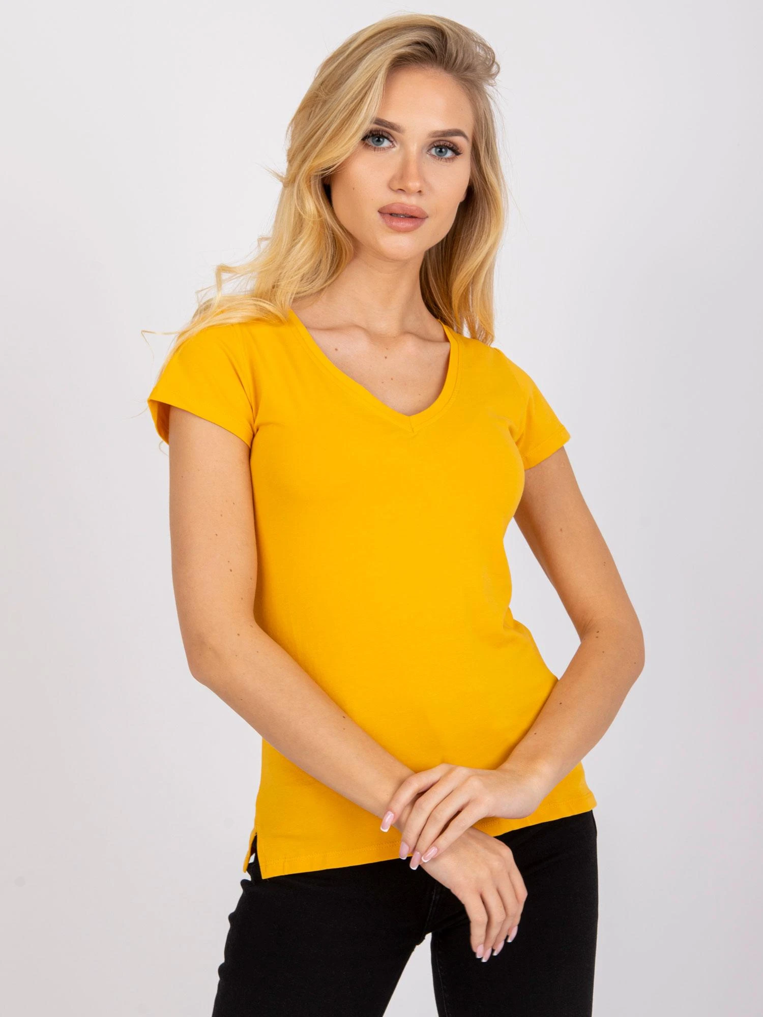 Basic Feel Good Marškinėliai-RV-TS-4837.38P-šviesiai oranžinė