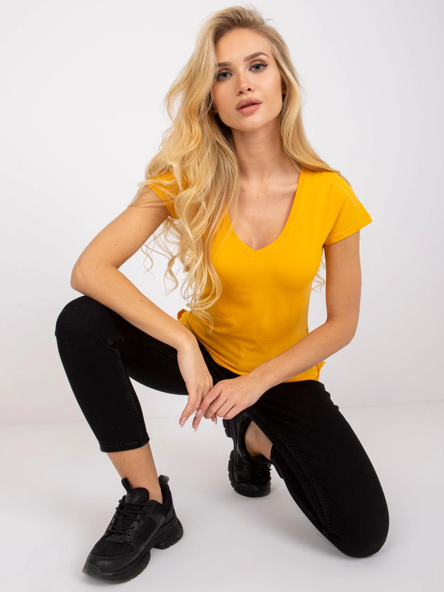 Basic Feel Good Marškinėliai-RV-TS-4837.38P-šviesiai oranžinė