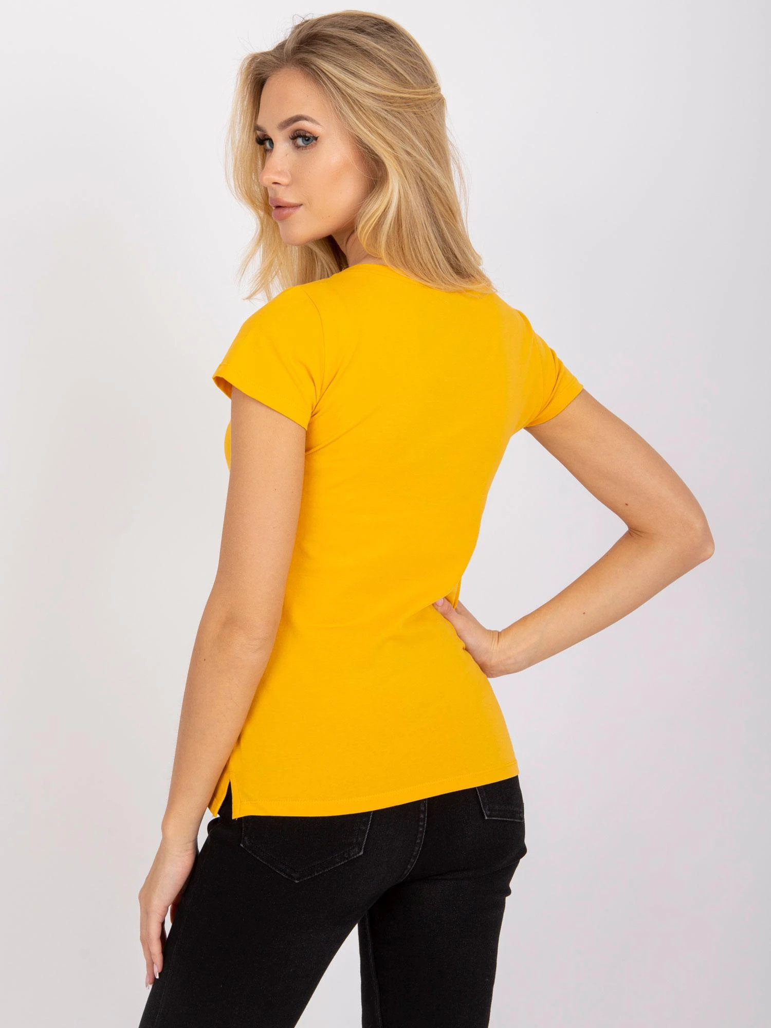 Basic Feel Good Marškinėliai-RV-TS-4837.38P-šviesiai oranžinė