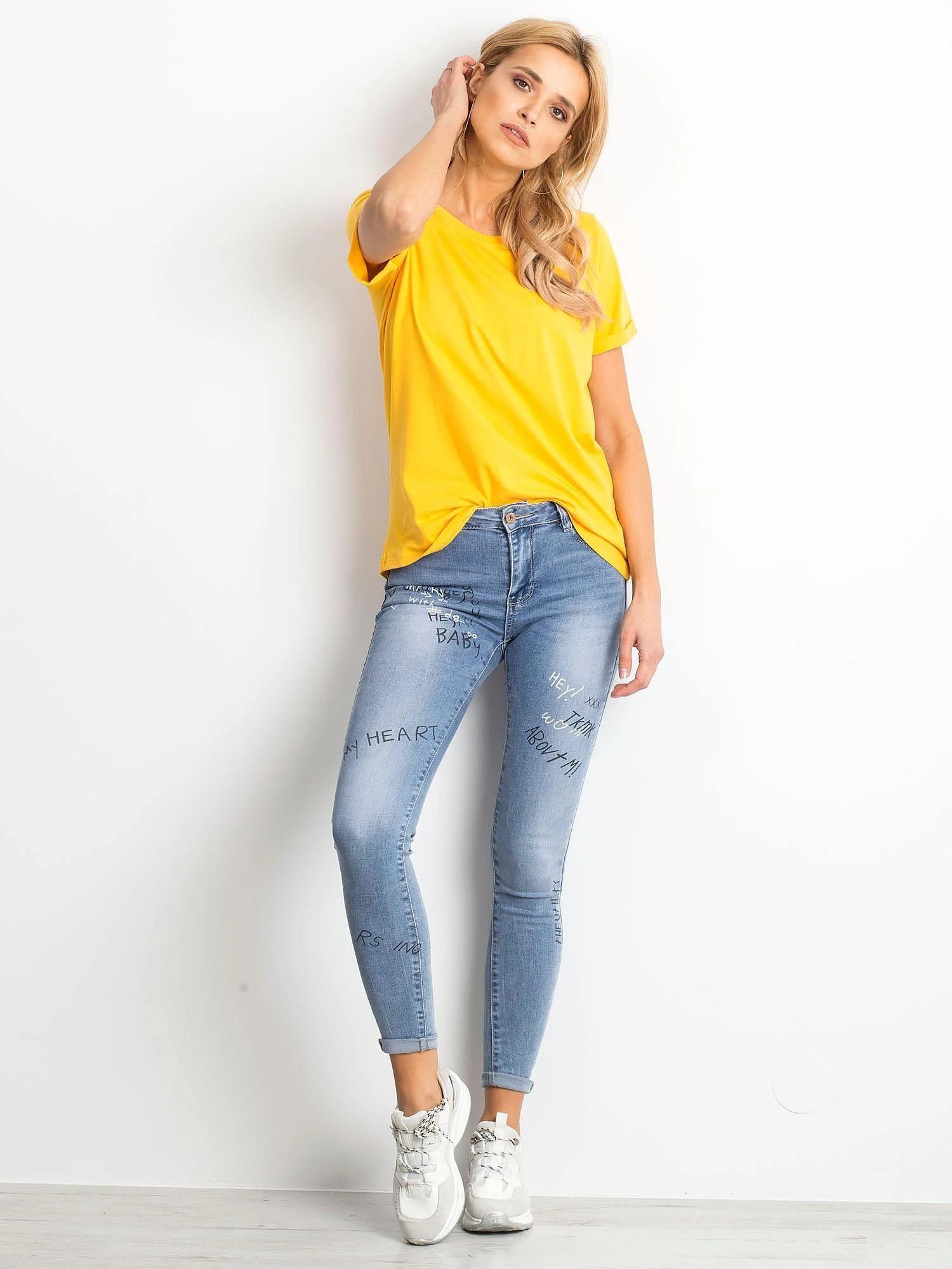 Basic Feel Good Marškinėliai-RV-TS-4838.14P-šviesiai oranžinė