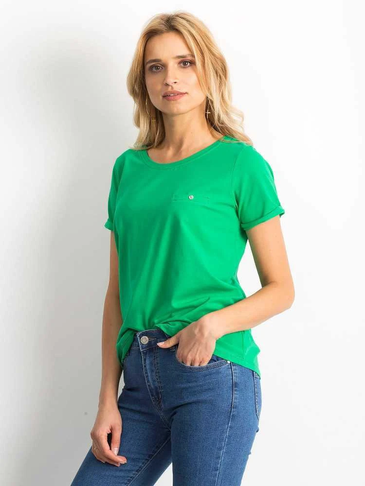 Basic Feel Good Marškinėliai-RV-TS-4838.16P-žalia