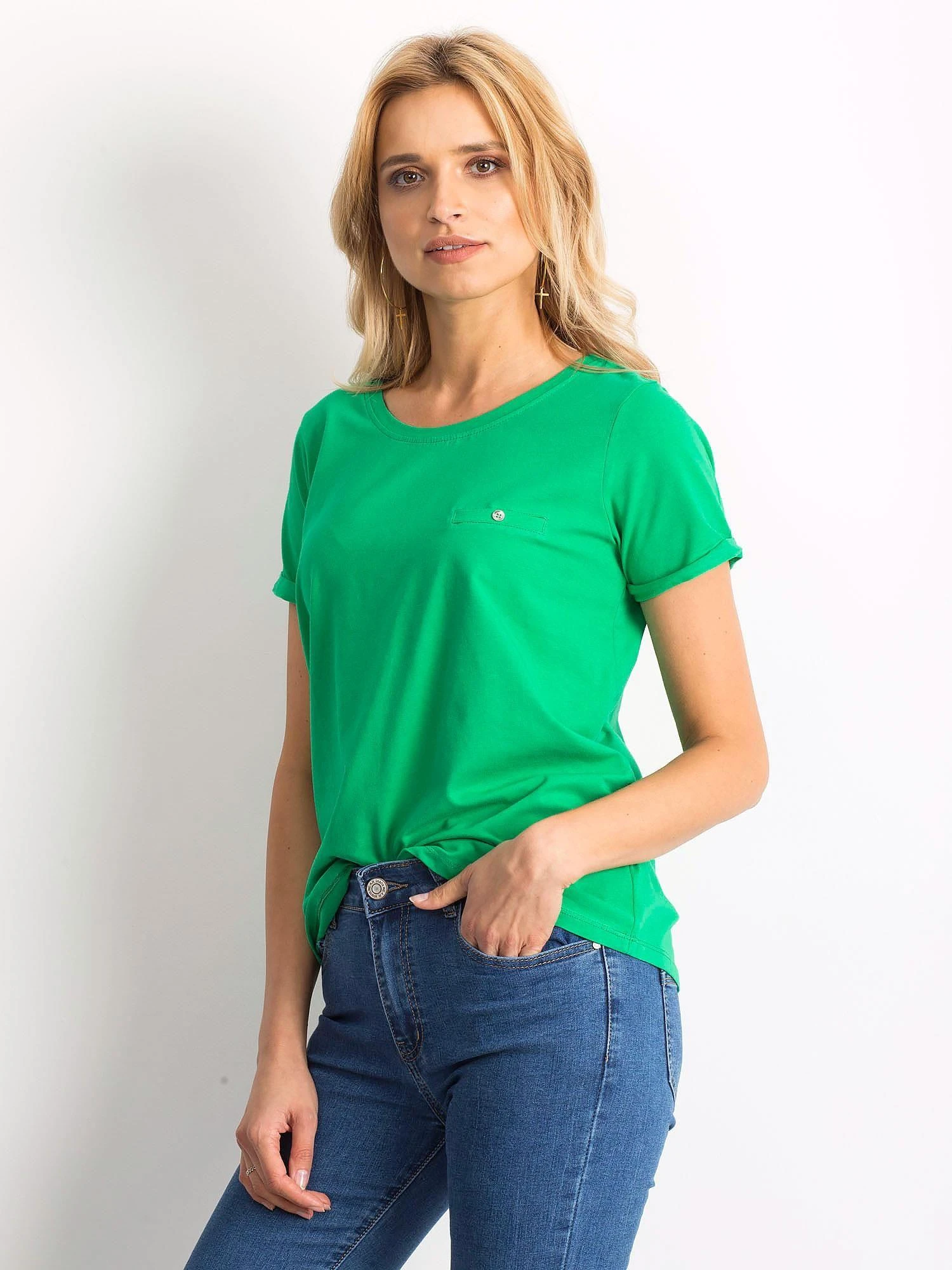 Basic Feel Good Marškinėliai-RV-TS-4838.16P-žalia