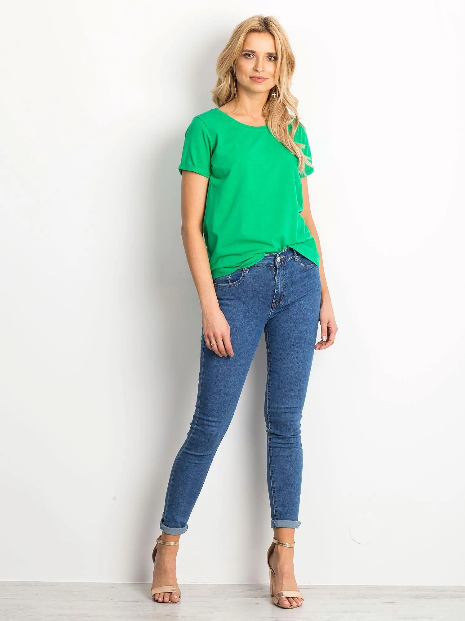 Basic Feel Good Marškinėliai-RV-TS-4838.16P-žalia