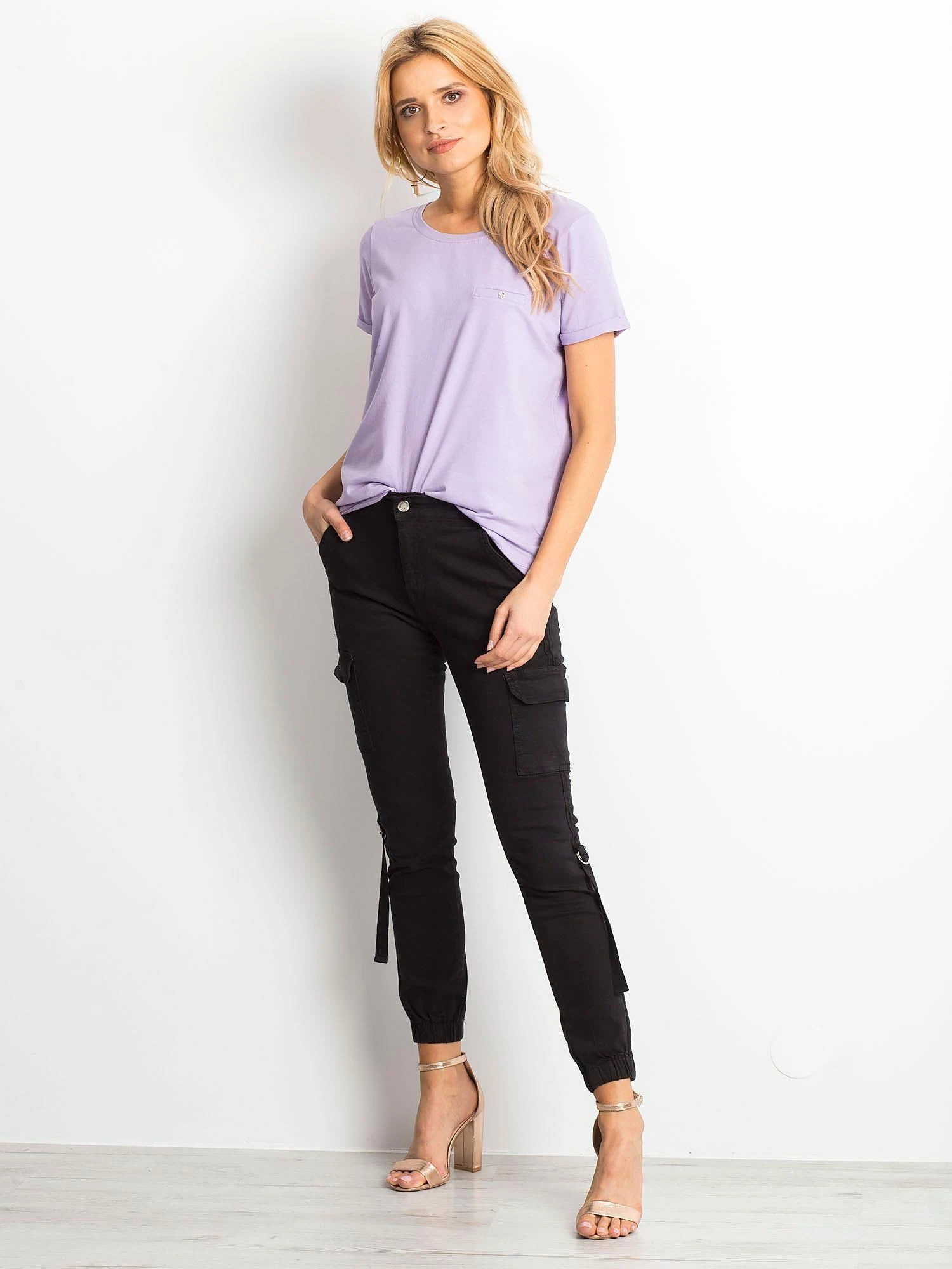 Basic Feel Good Marškinėliai-RV-TS-4838.55P-šviesiai violetinė