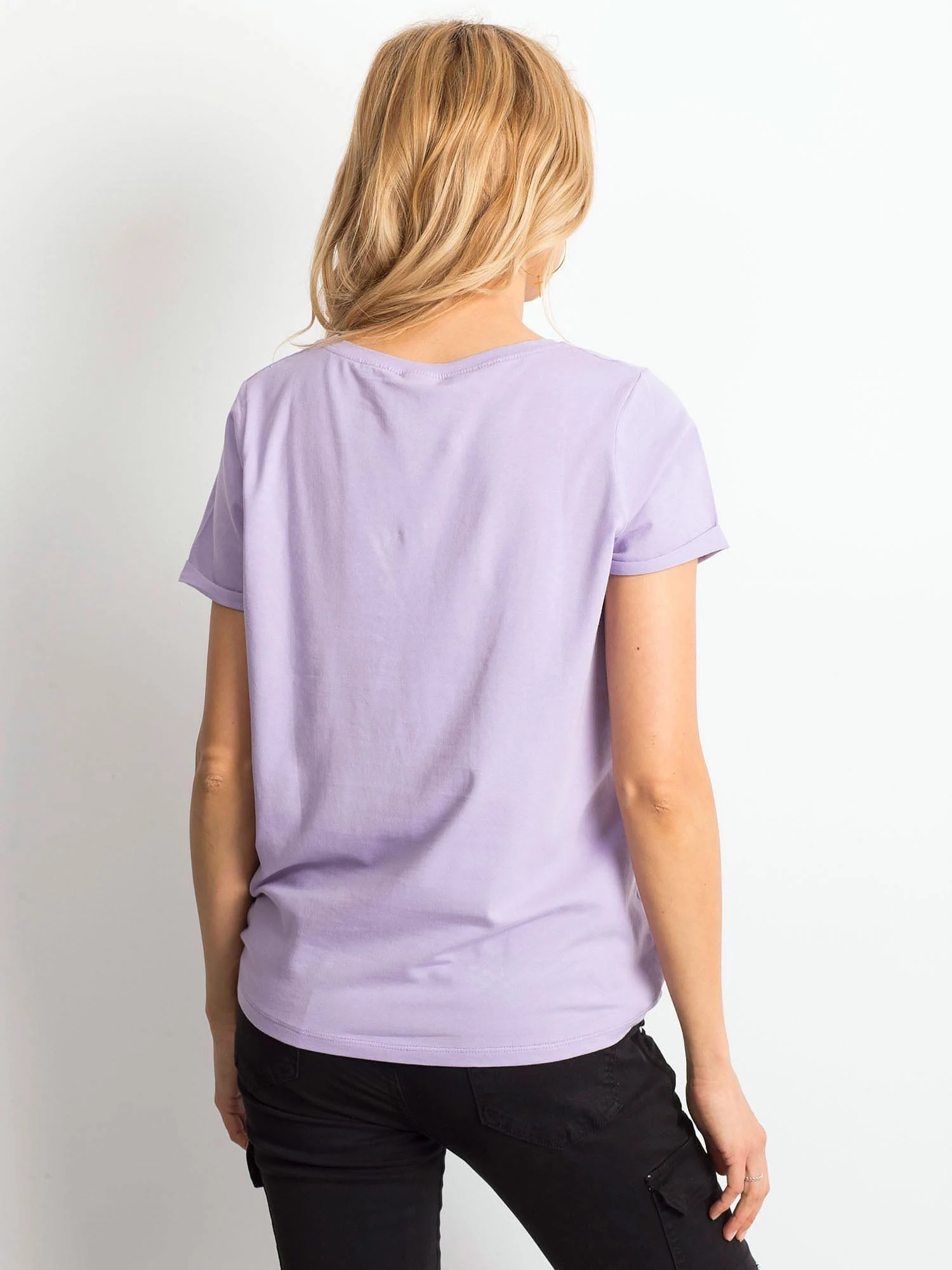 Basic Feel Good Marškinėliai-RV-TS-4838.55P-šviesiai violetinė