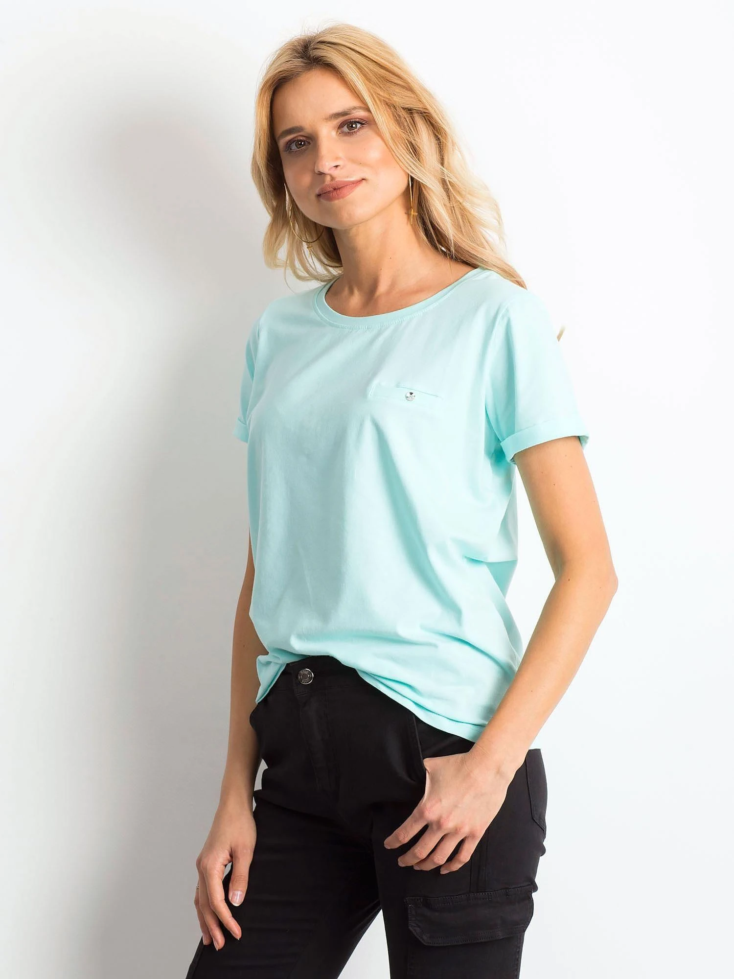 Basic Feel Good Marškinėliai-RV-TS-4838.56P-mint