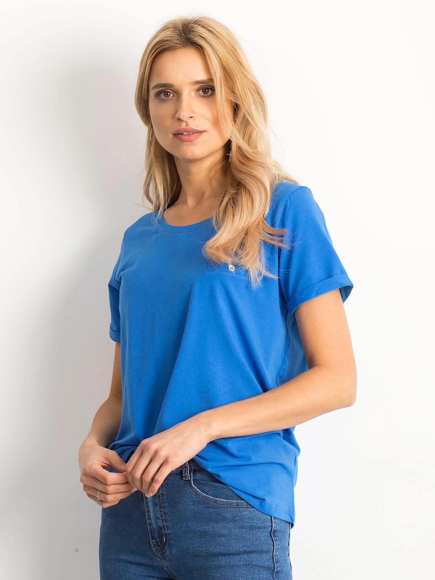 Basic Feel Good Marškinėliai-RV-TS-4838.60P-tamsiai mėlyni