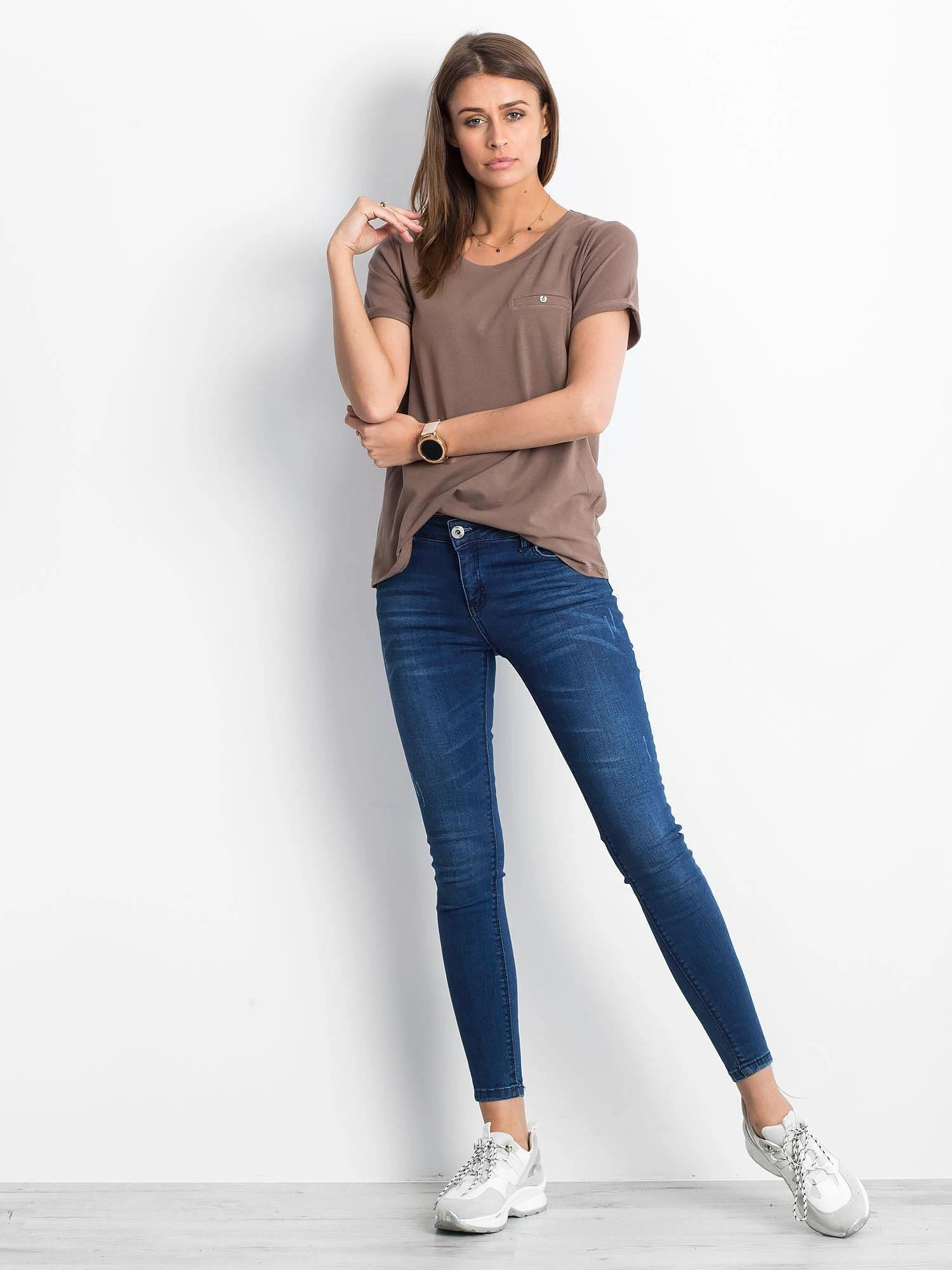 Basic Feel Good Marškinėliai-RV-TS-4838.73P-rudi