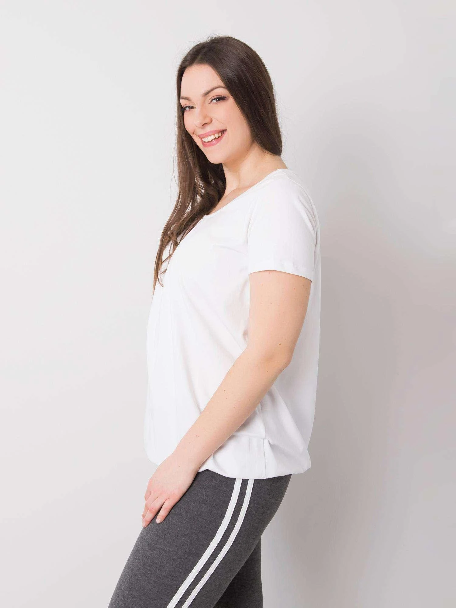 Basic Feel Good Marškinėliai-RV-TS-6320.85P-balti