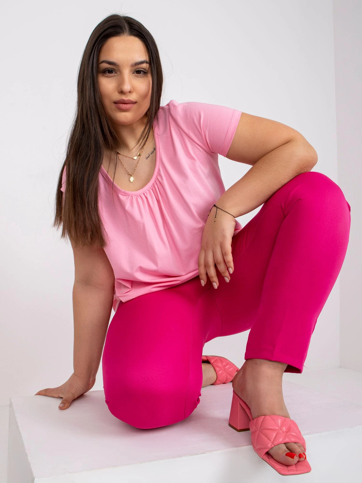Basic Feel Good Marškinėliai-RV-TS-6320.85P-rožiniai