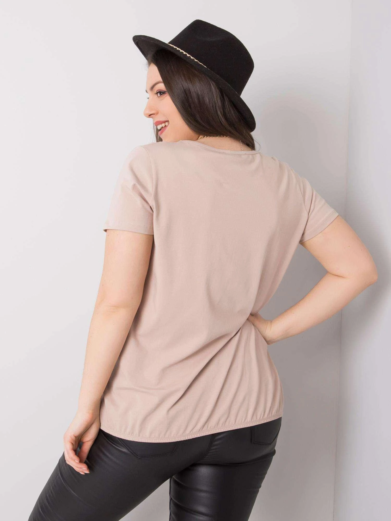 Basic Feel Good Marškinėliai-RV-TS-6320.85P-smėlio spalvos