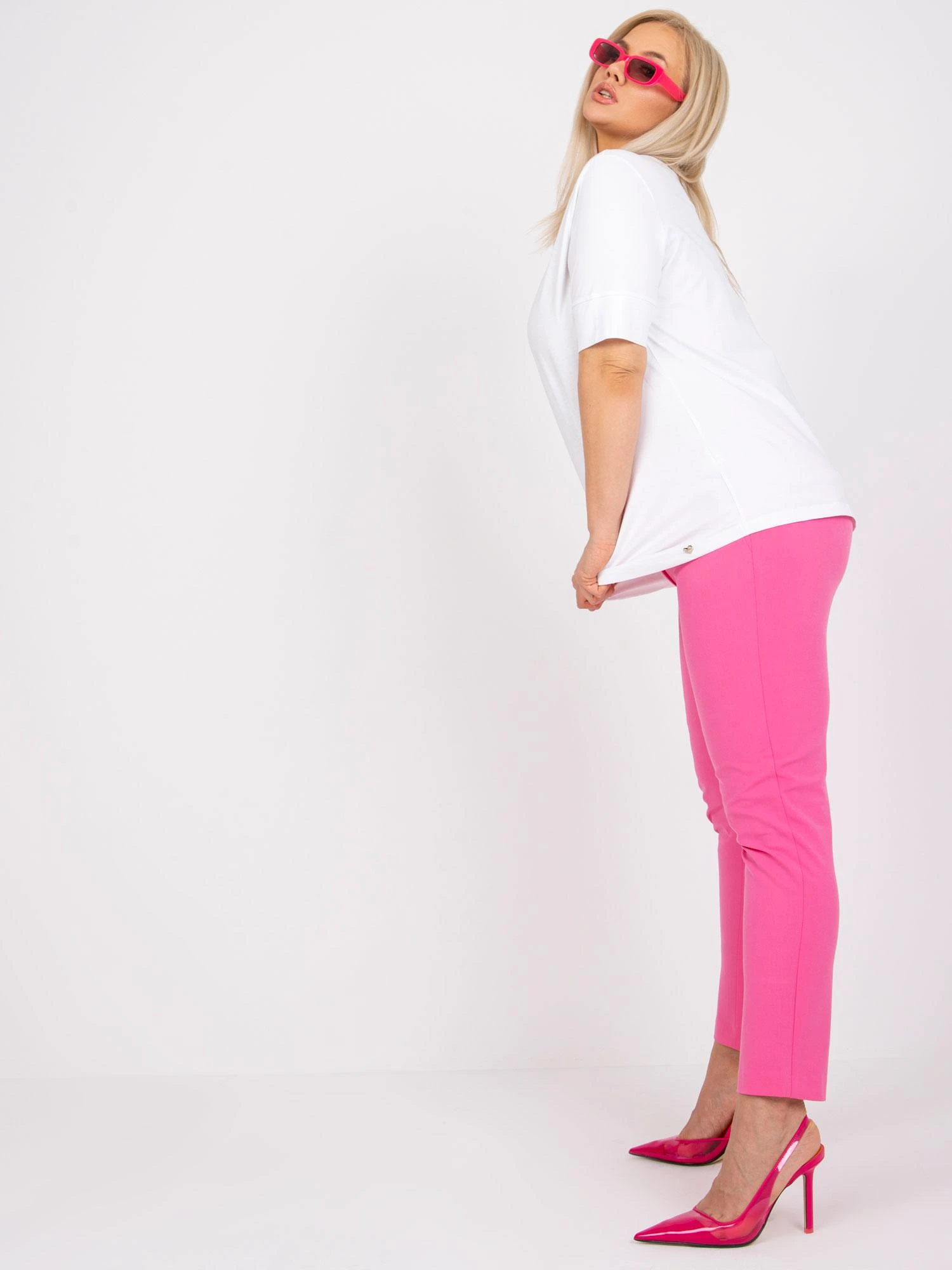 Basic Feel Good Marškinėliai-RV-TS-6330.92P-balti