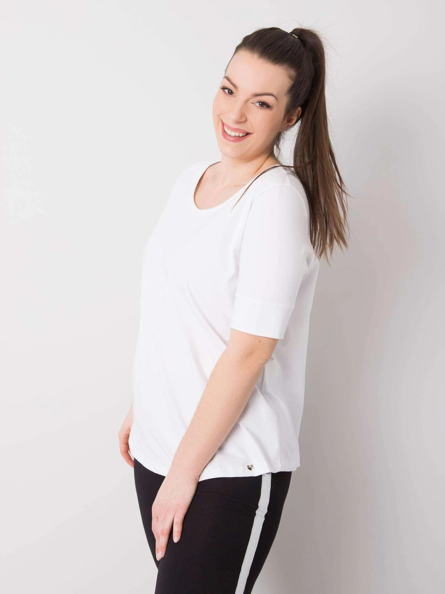 Basic Feel Good Marškinėliai-RV-TS-6330.92P-balti