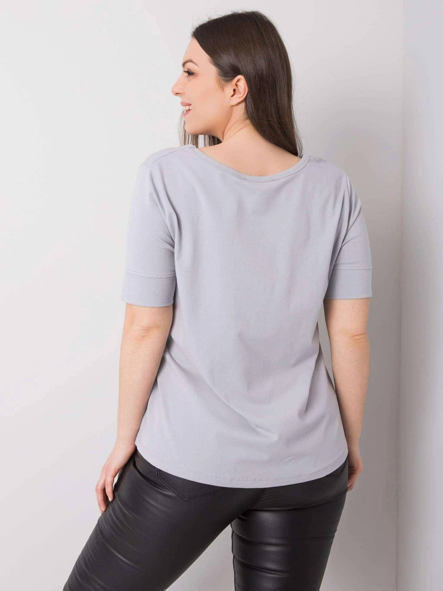 Basic Feel Good Marškinėliai-RV-TS-6330.92P-šviesiai pilka