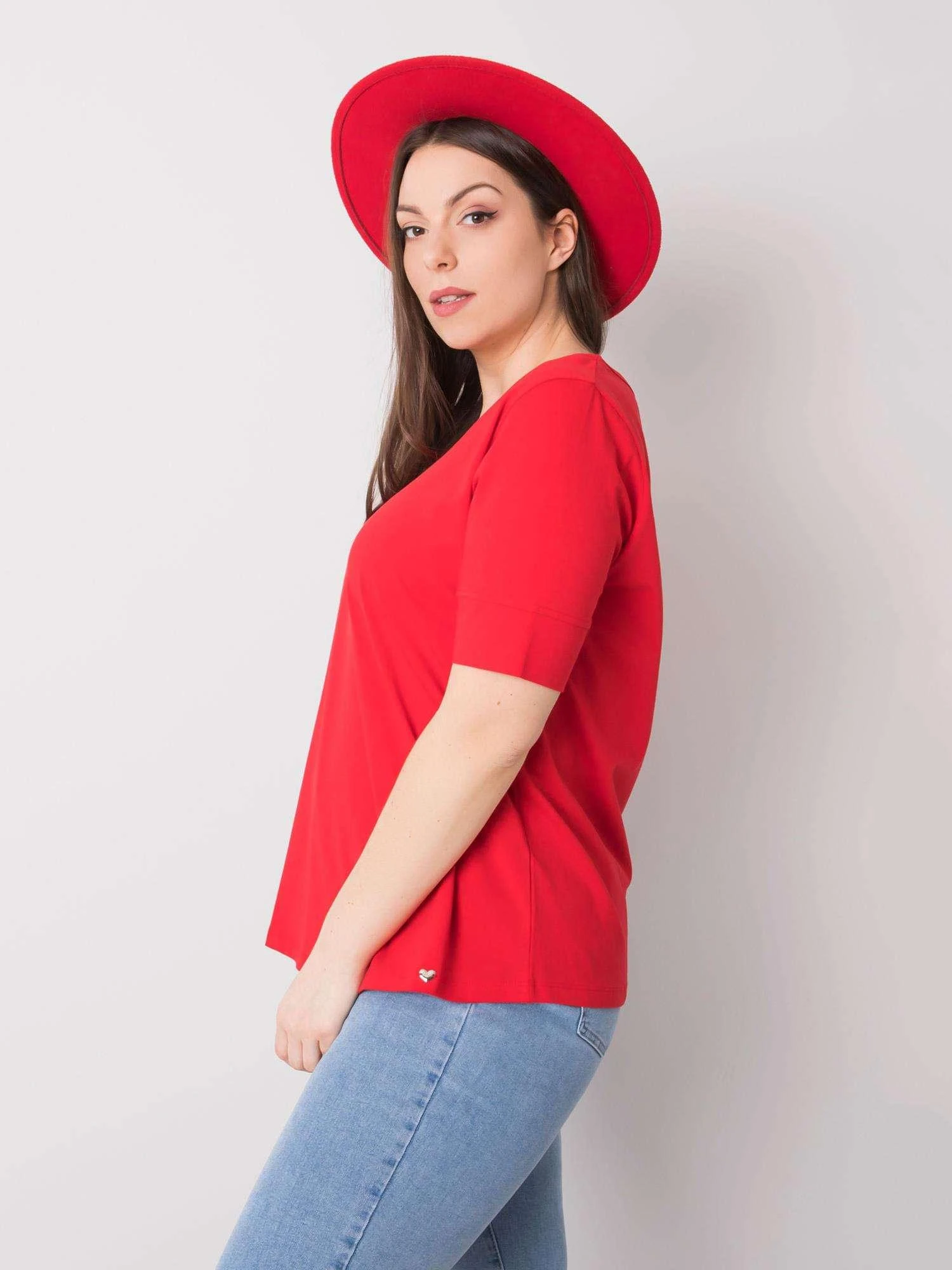 Basic Feel Good Marškinėliai-RV-TS-6330.92P-raudona